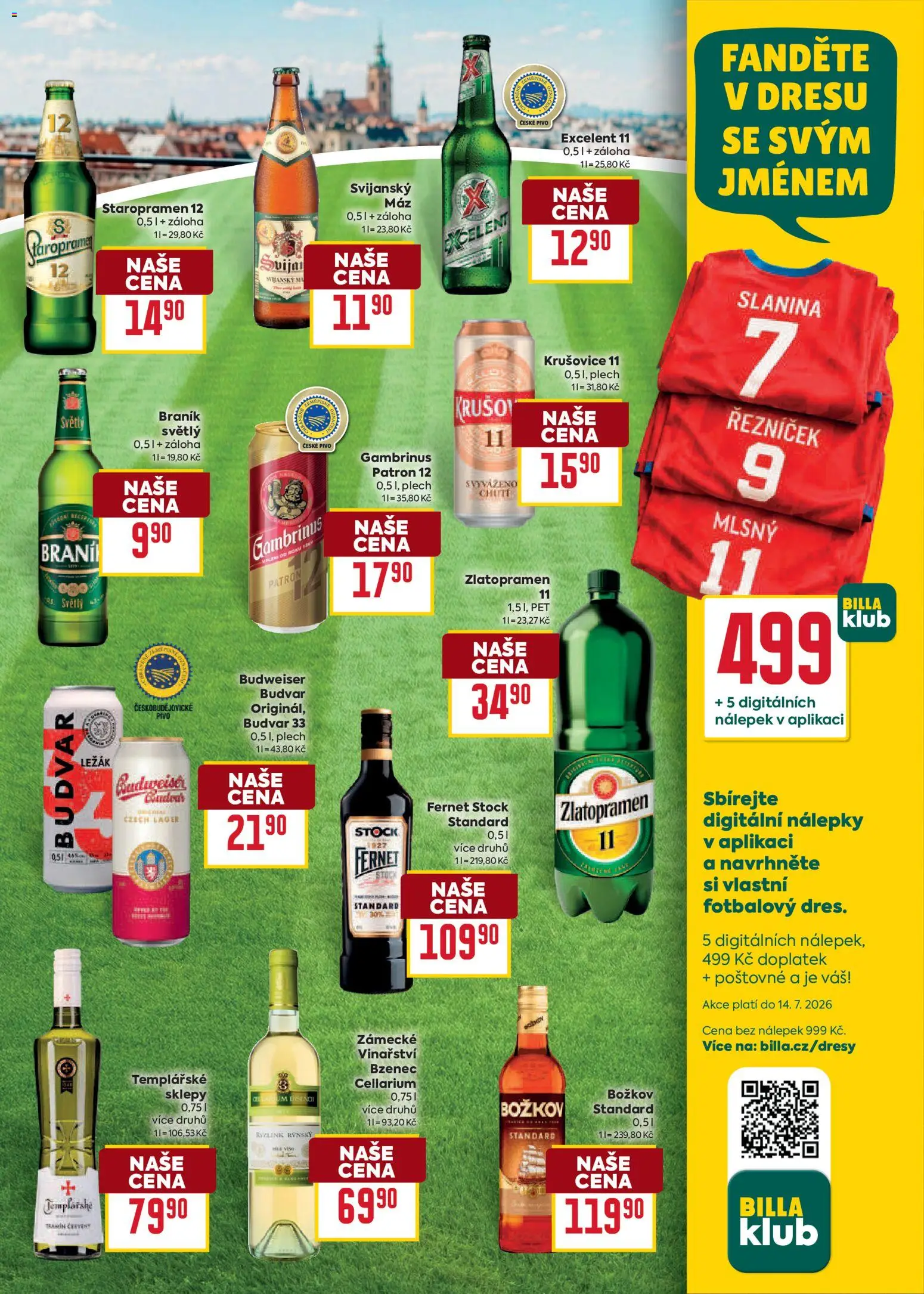 Billa Velký leták od 17.06.2026 | Strana: 25 | Produkty: Plech, Braník, Fernet, Krušovice