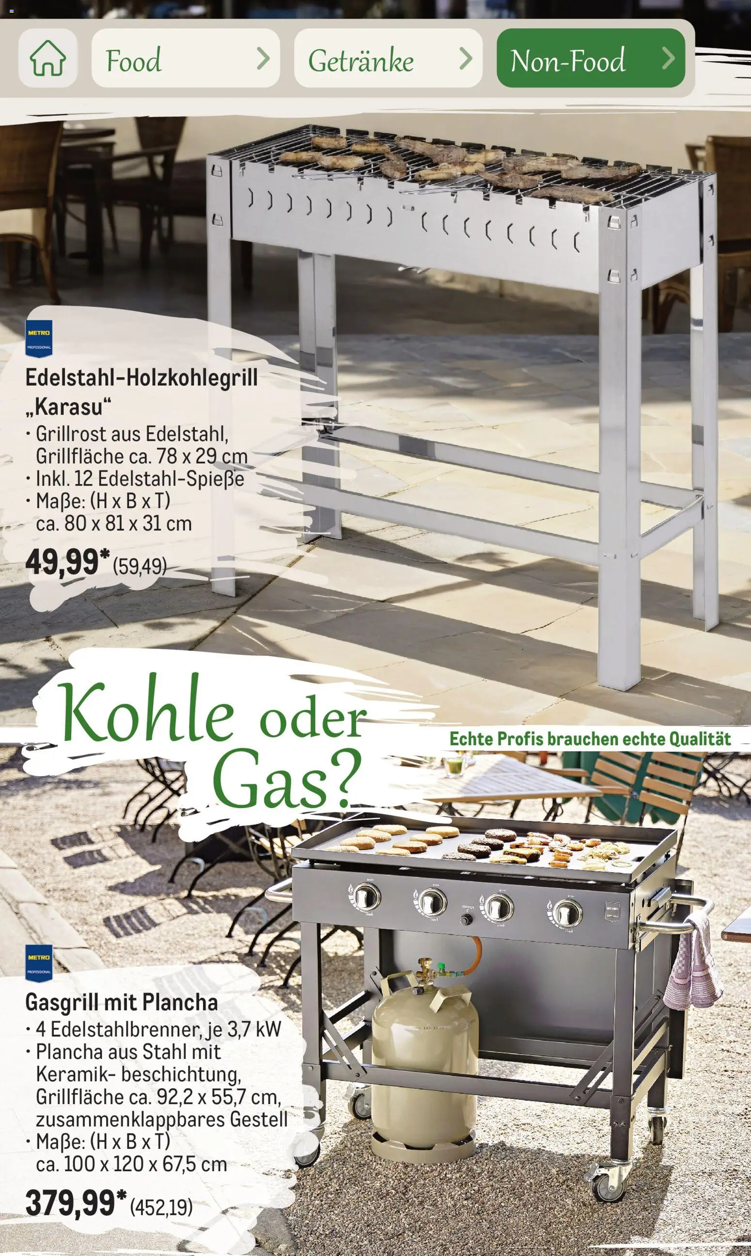 Metro Saisonkatalog Outdoor Dining – gültig ab 01.06.2026 | Seite: 98