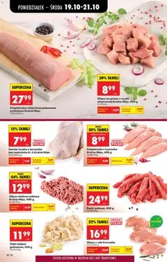 Pogląd oferty "Polędwiczka wieprzowa pakowana próżniowo, Polędwiczka wieprzowa pakowana próżniowo Kraina Mięs" - ważna od 19.10.2026 | Strona: 32 | Produkty: Polędwiczka wieprzowa, Mięso mielone, Polędwiczki z kurczaka, Polędwiczki