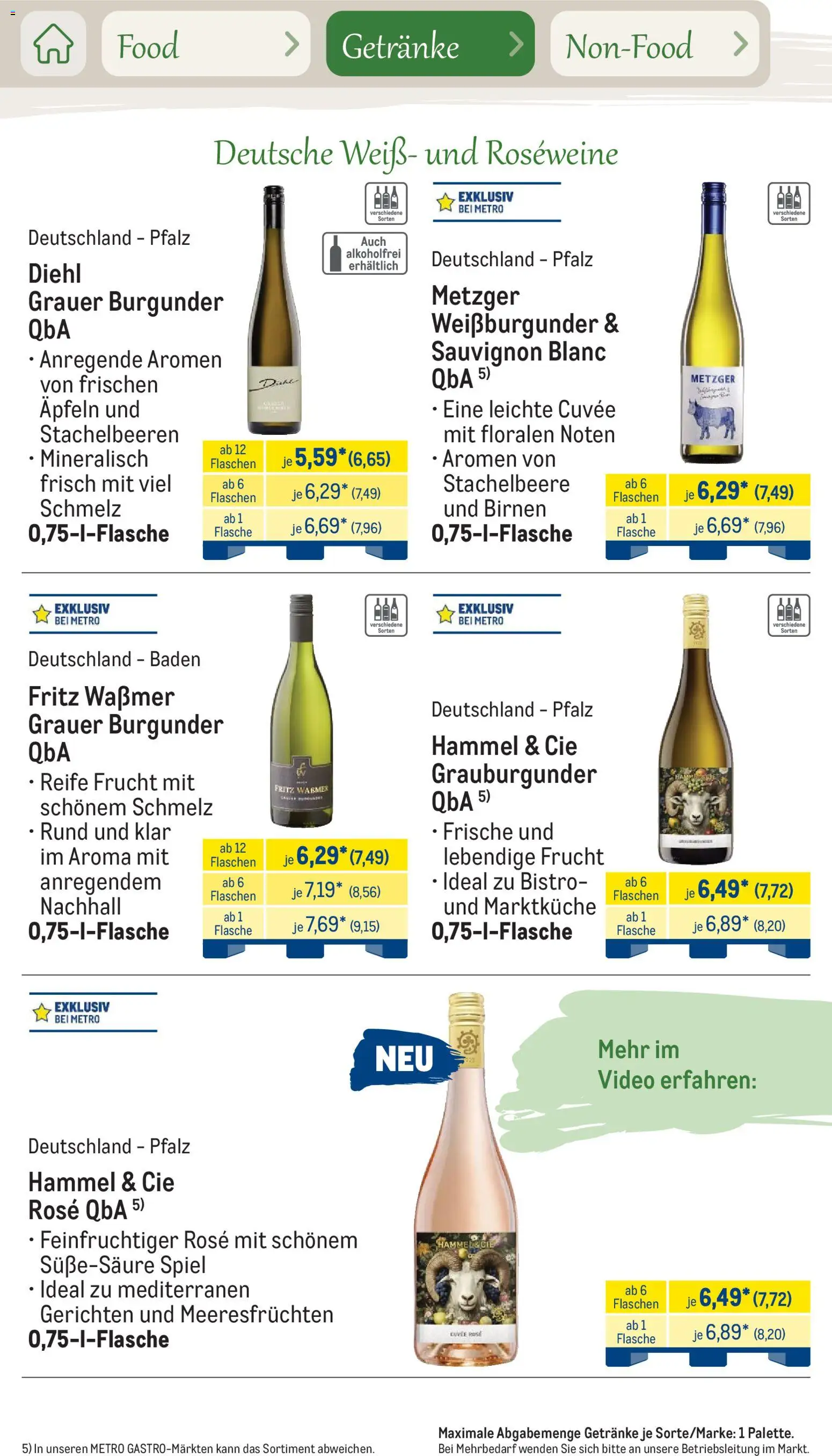 Metro Saisonkatalog Outdoor Dining – gültig ab 01.06.2026 | Seite: 46 | Produkte: Spiel, Video