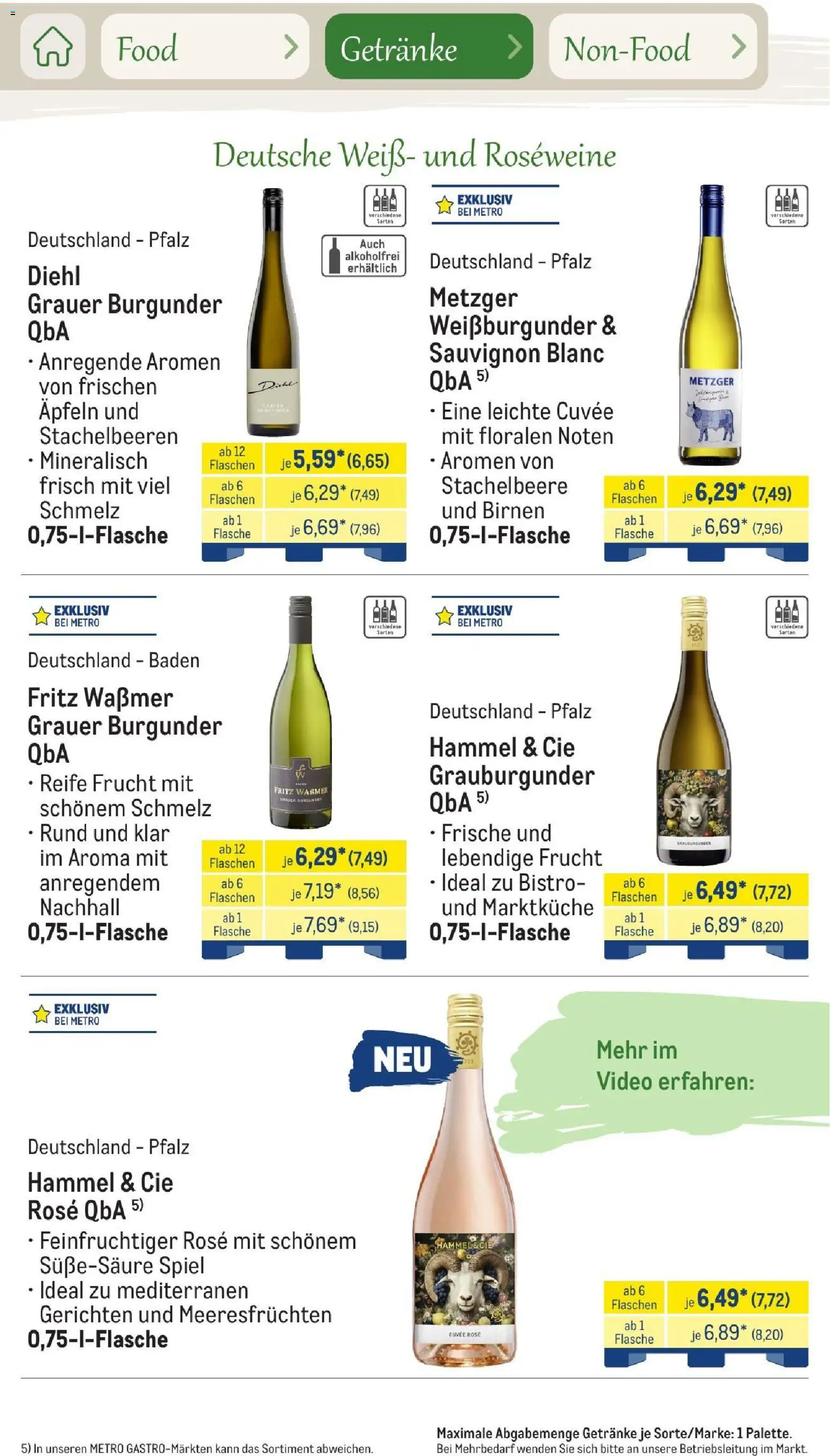 Metro Saisonkatalog Outdoor Dining – gültig ab 01.06.2026 | Seite: 46 | Produkte: Spiel, Video