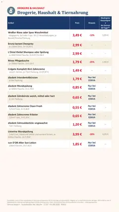 Simmel Bayern ab 27.07.2026 gültig | Seite: 15 | Produkte: Shampoo, Zahnbürste, Waschmittel, Listerine