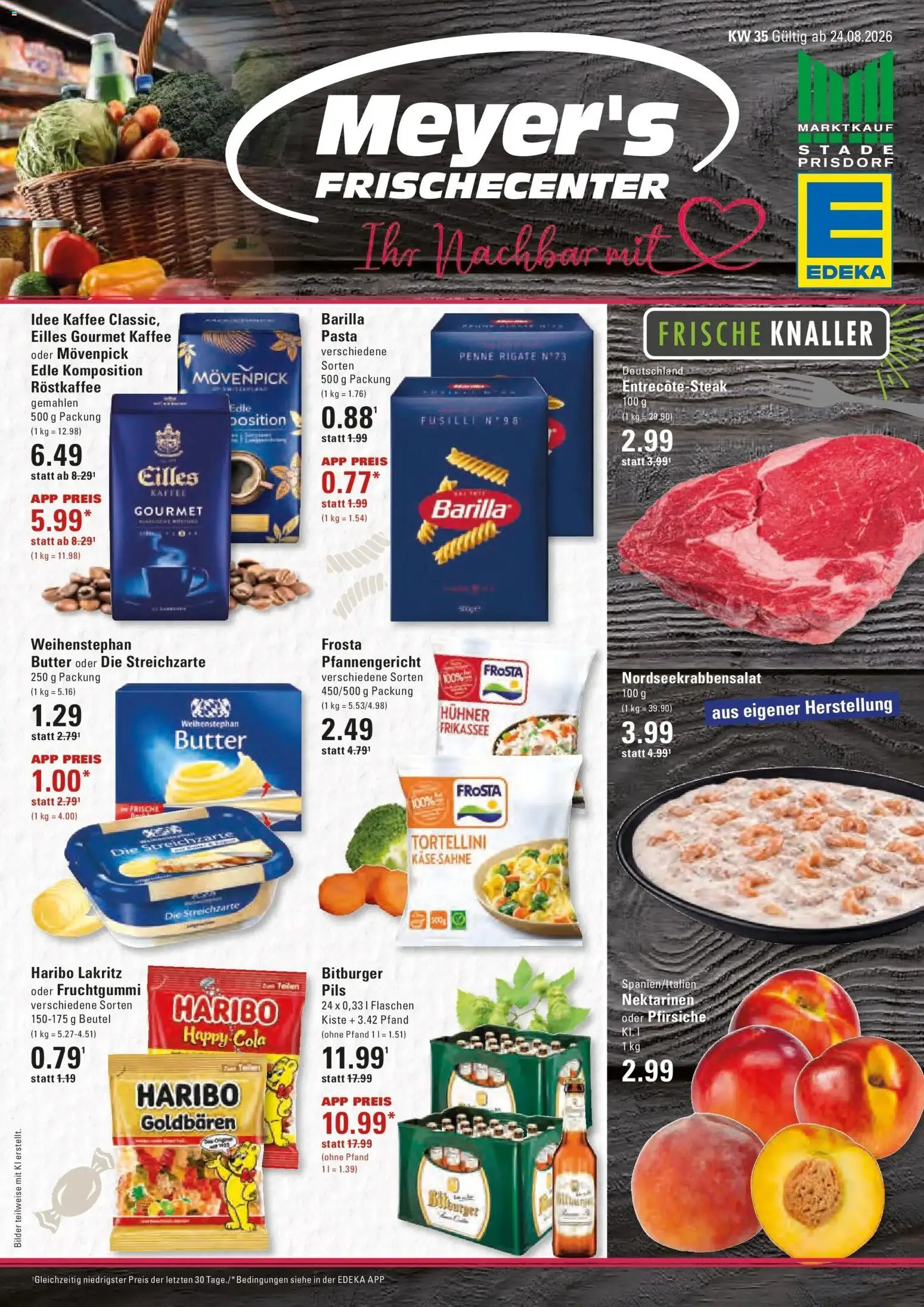 Marktkauf Prospekt Prisdorf (ab 24.08.2026) » Angebote online | Seite: 1 | Produkte: Cola, Barilla, Bilder, Pasta