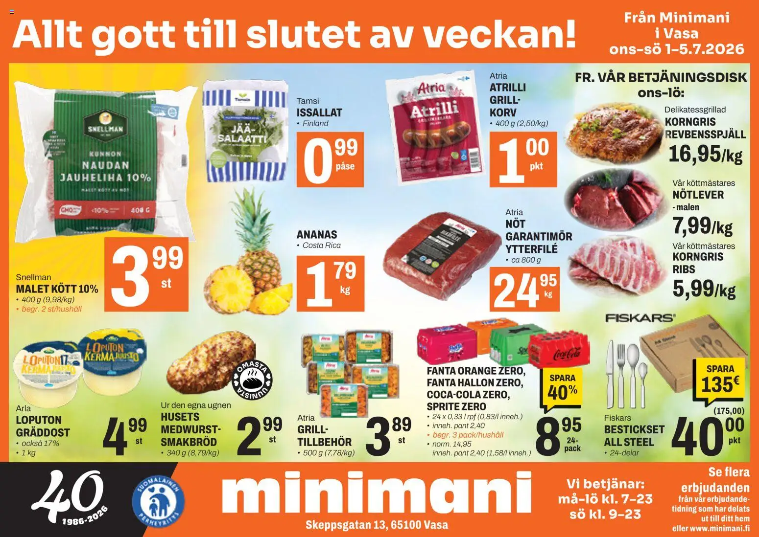 Minimani Tarjoukset - Vaasa – voimassa 01/07/2026 alkaen | Sivu: 2