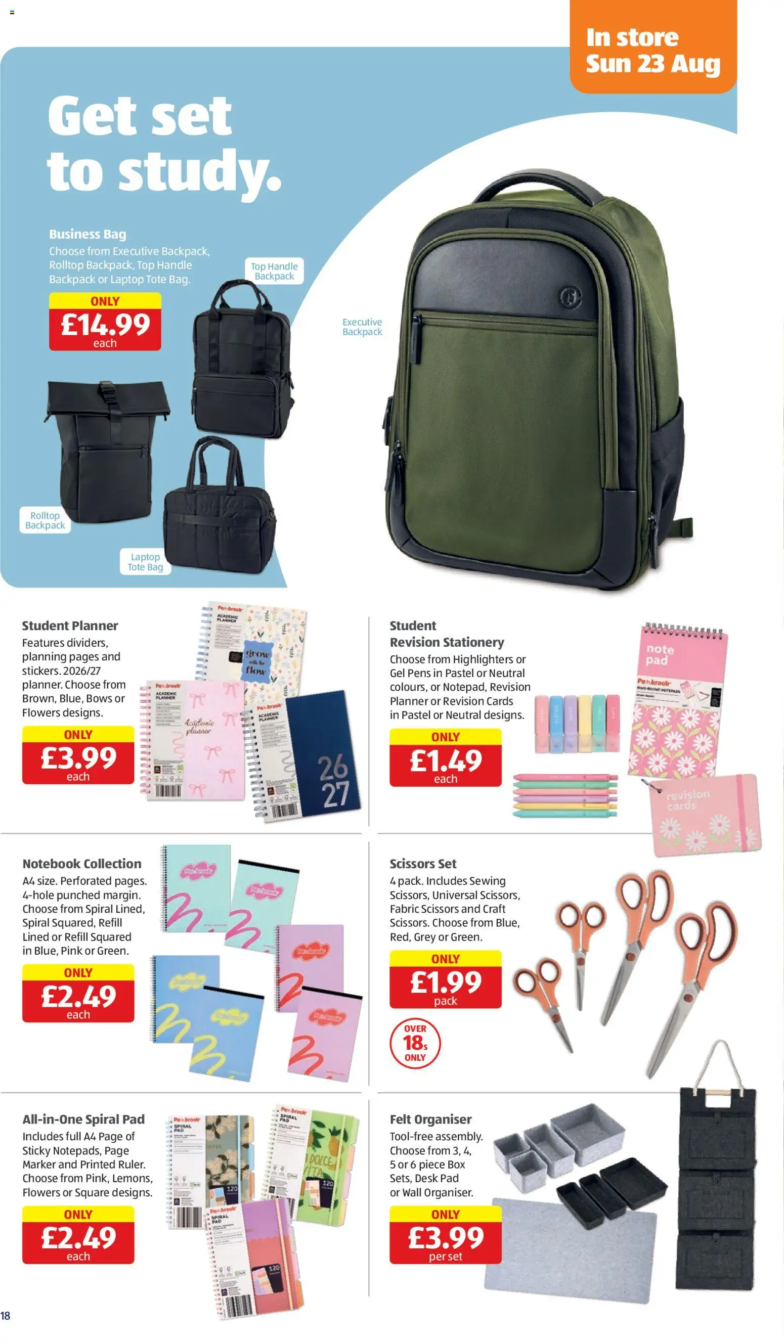 {H1} | Page: 18 | Products: Handle, Flowers, Bag, Laptop