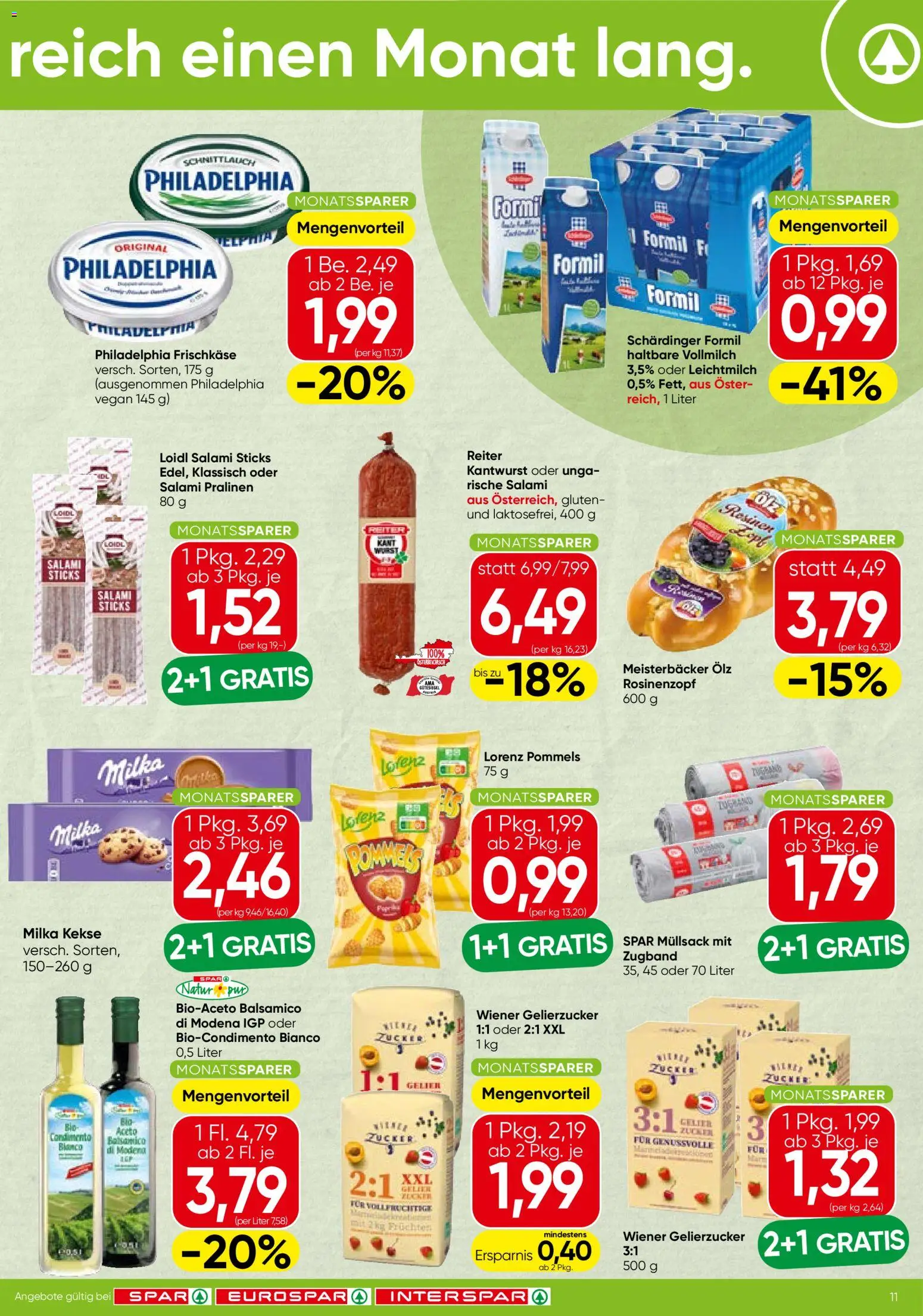 Spar Flugblatt - Niederösterreich gültig ab 13.05.2026 | Seite: 11
