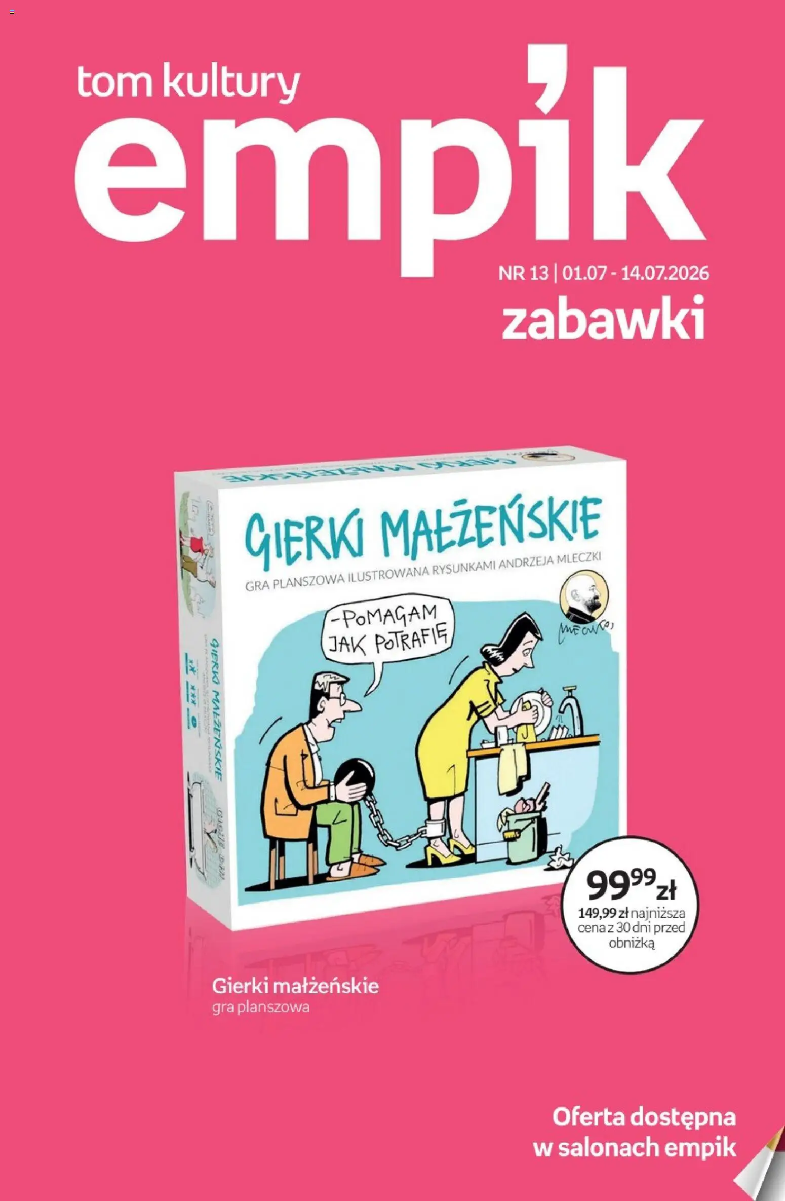 Empik promocje - Tom kultury Zabawki od 01.07.2026 | Strona: 1
