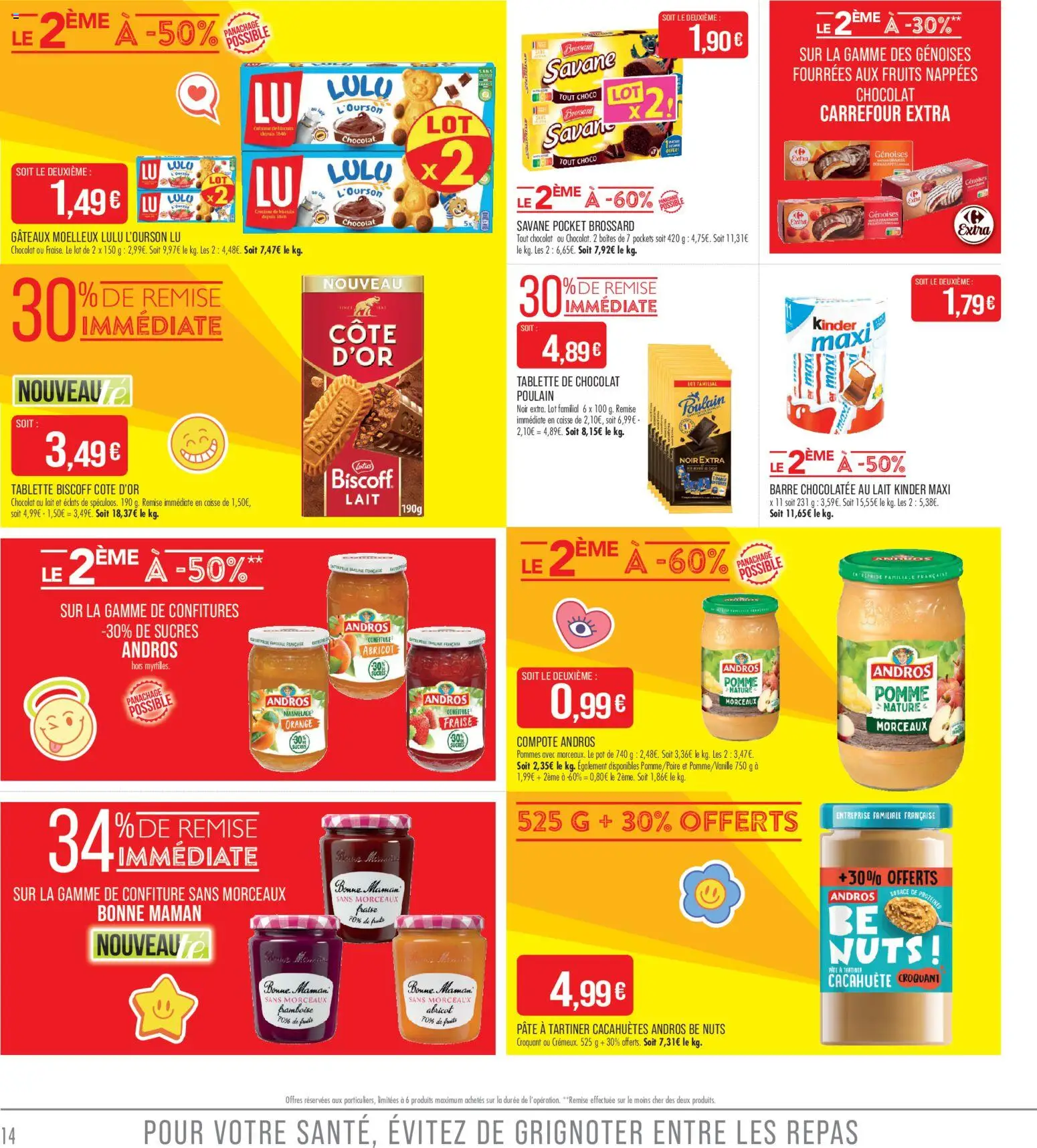 {H1} | Page: 14 | Produits: Abricot, Pomme, Marmelade, Pommes