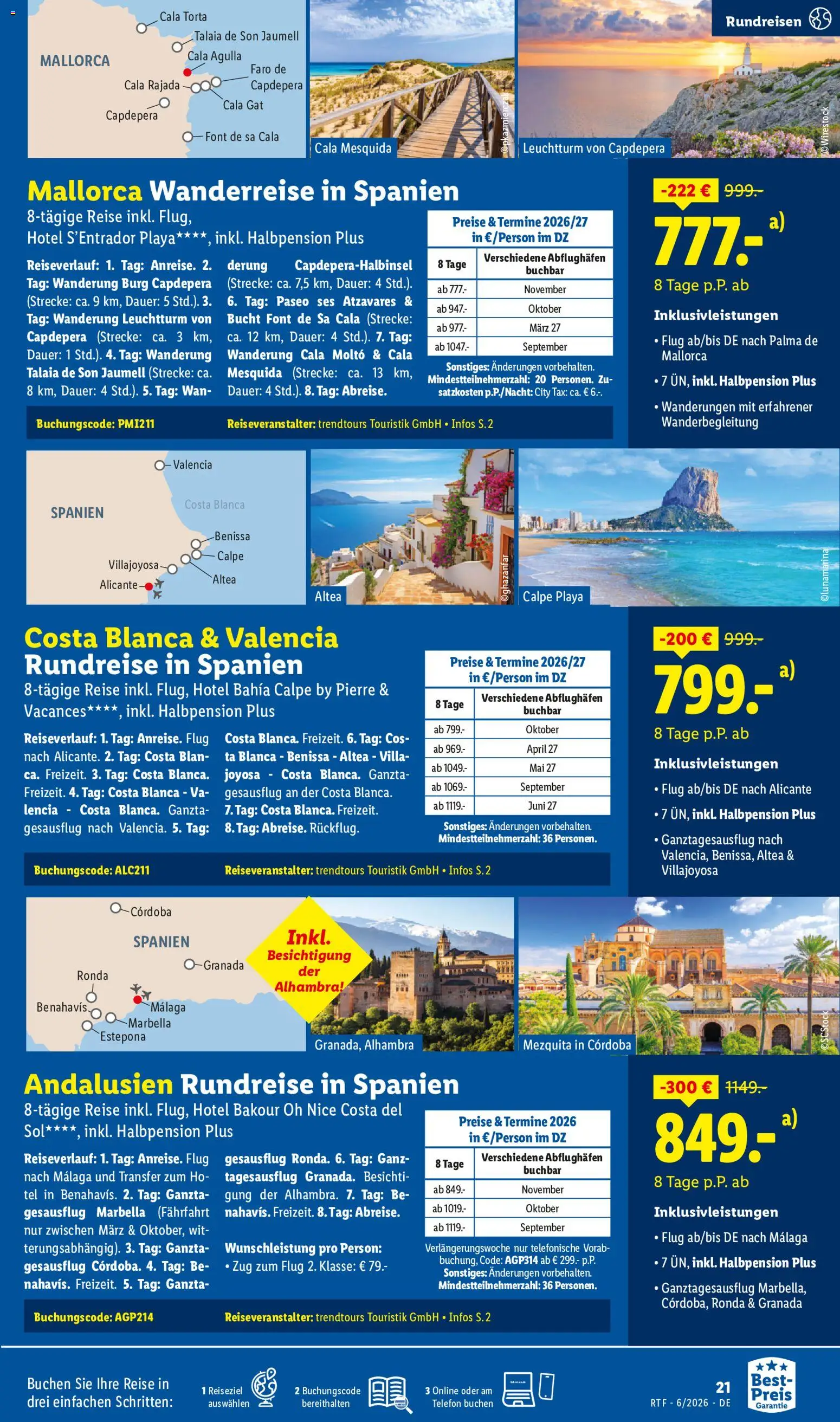 Lidl Reisen Reise-Highlights – gültig ab 13.06.2026 | Seite: 21 | Produkte: Telefon