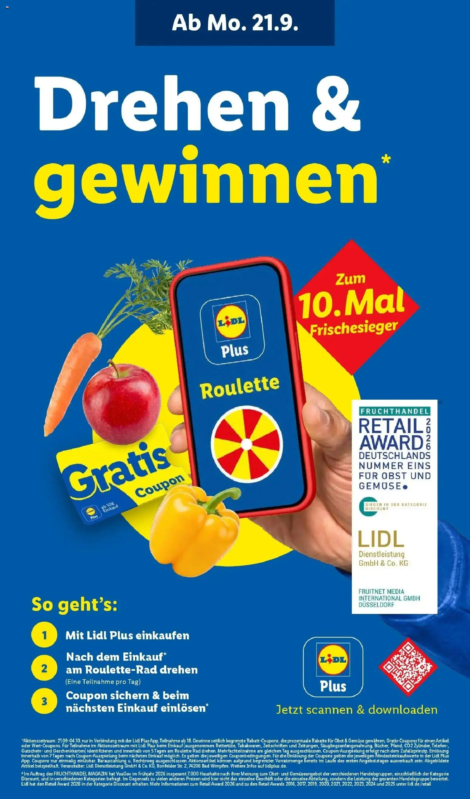Lidl Prospekt Enkenbach-alsenborn – gültig ab 28.09.2026 | Seite: 6 | Produkte: Bad, Gemüse, Magazin, Telefon