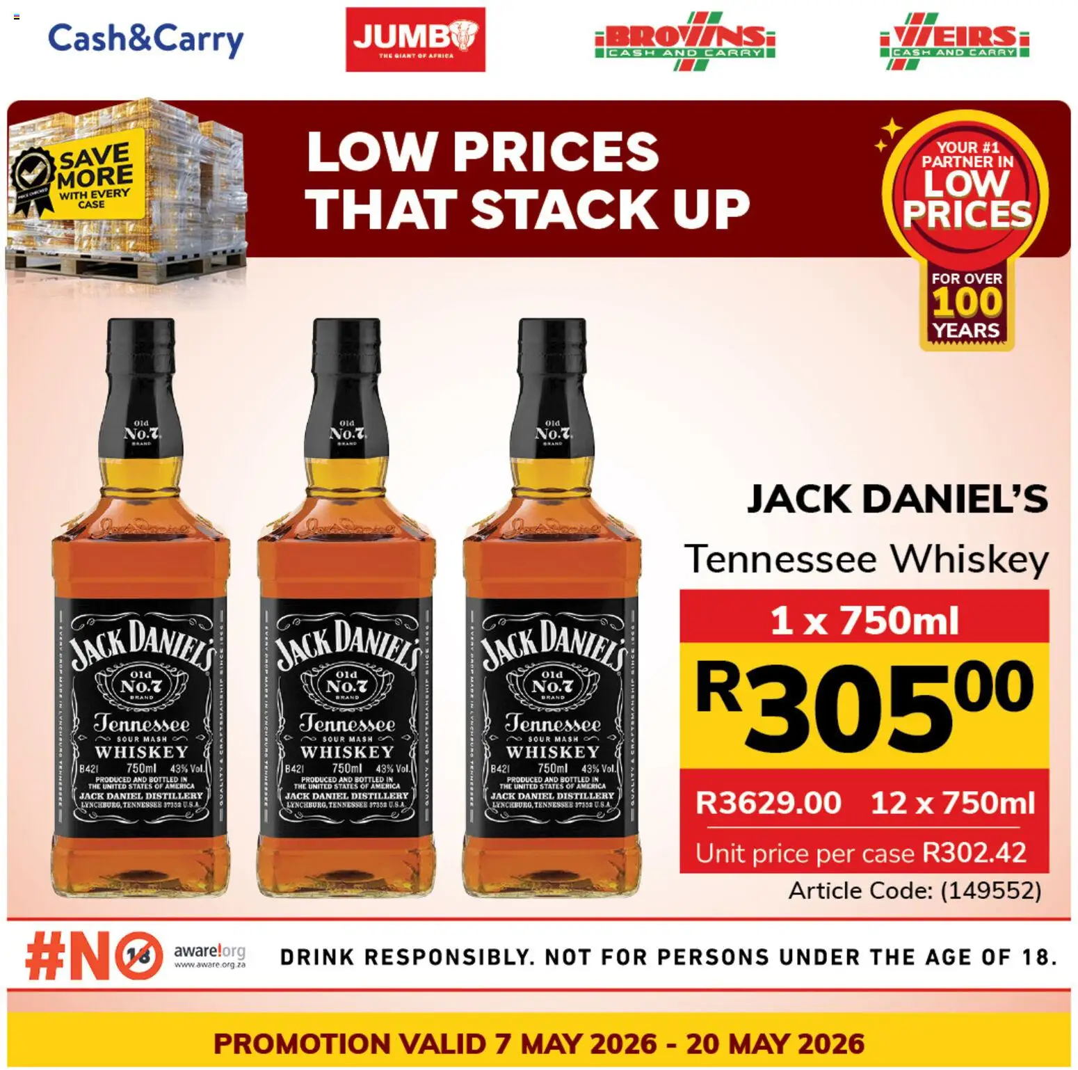 New Jumbo catalogue – valid from 07.05.2026 | Page: 5 | Products: Case, Whiskey