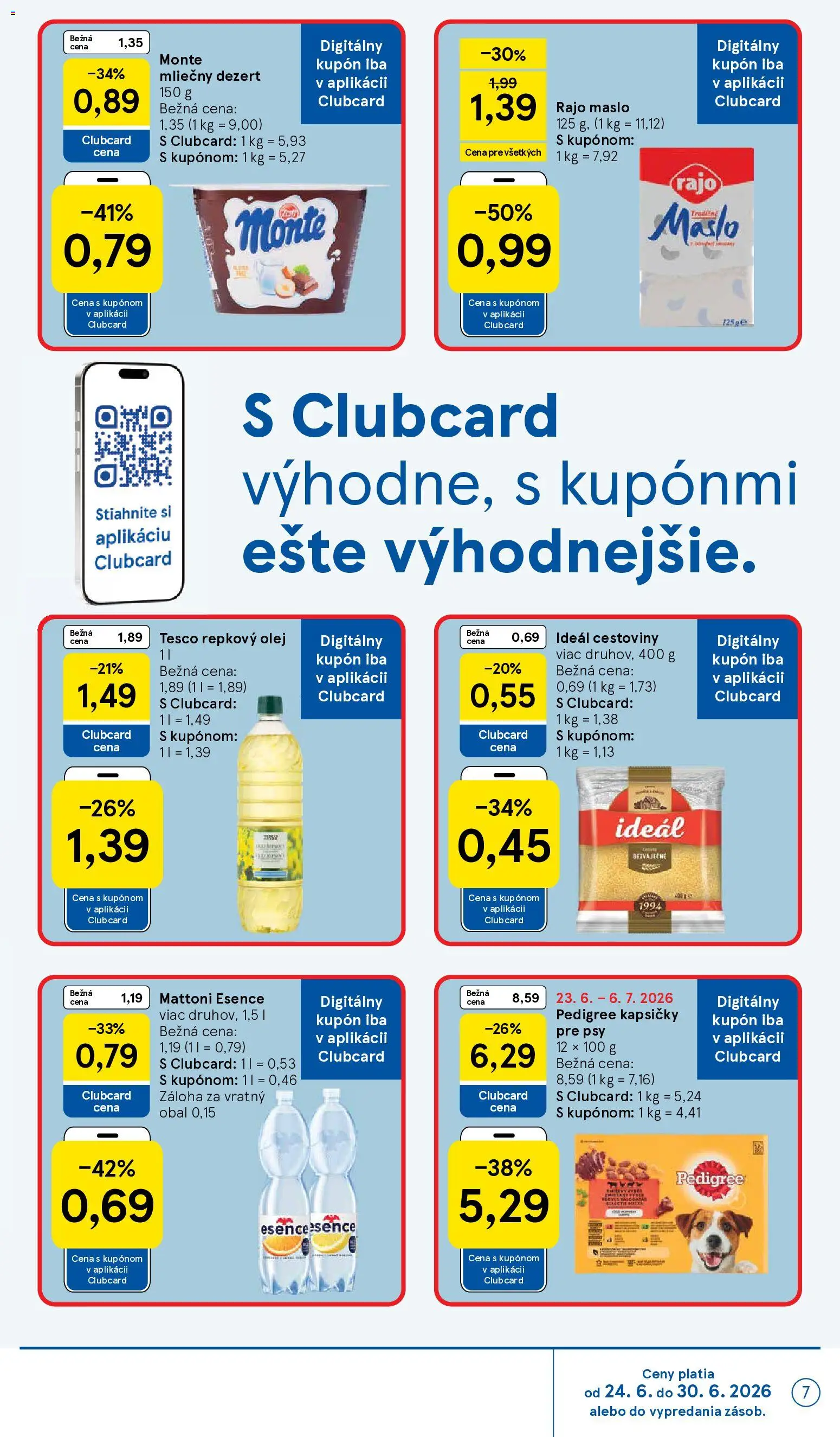 Nové Tesco akcie – leták je platný od 24.06.2026 | Strana: 7