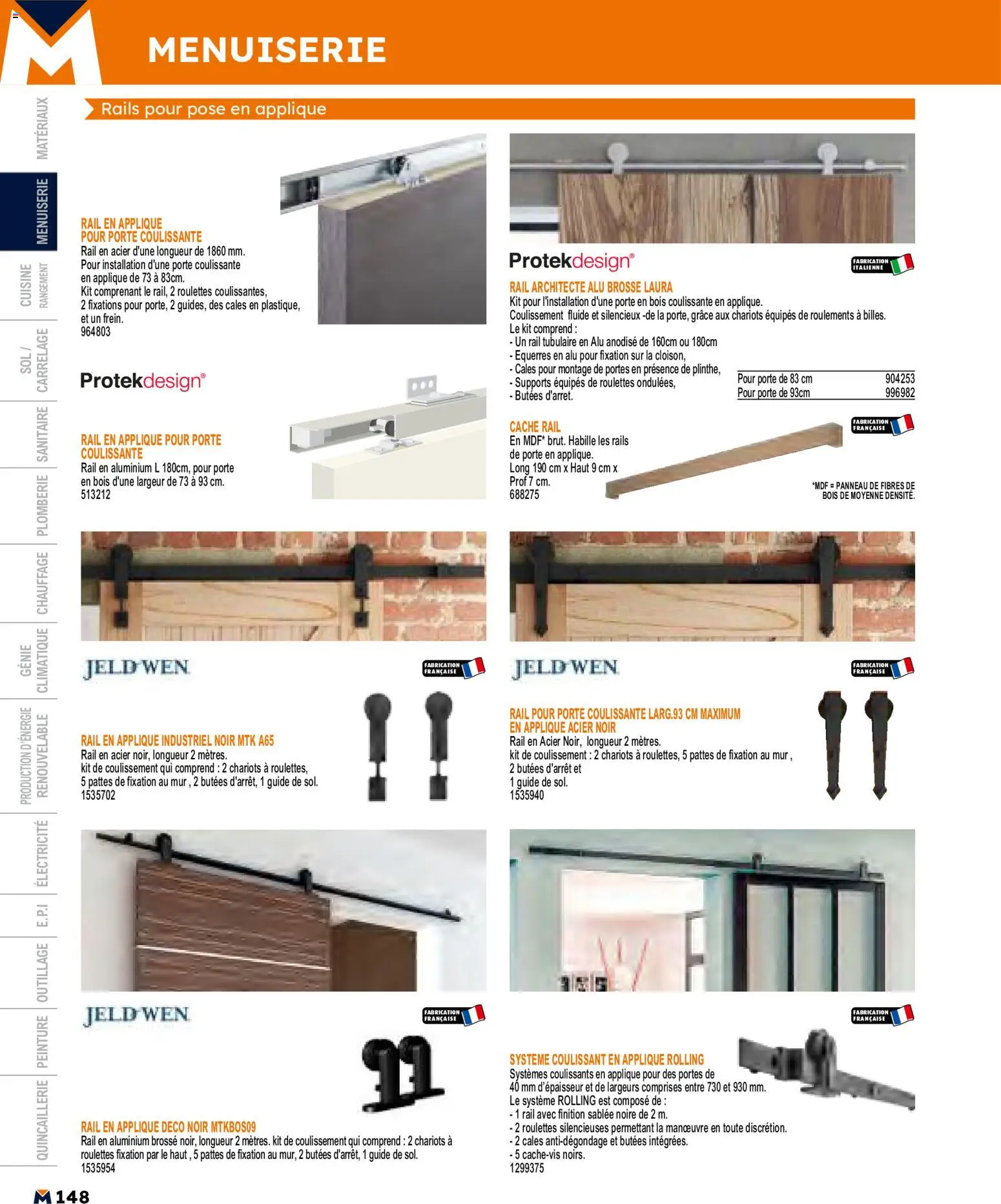 {H1} | Page: 148 | Produits: Brosse, Porte, Portes
