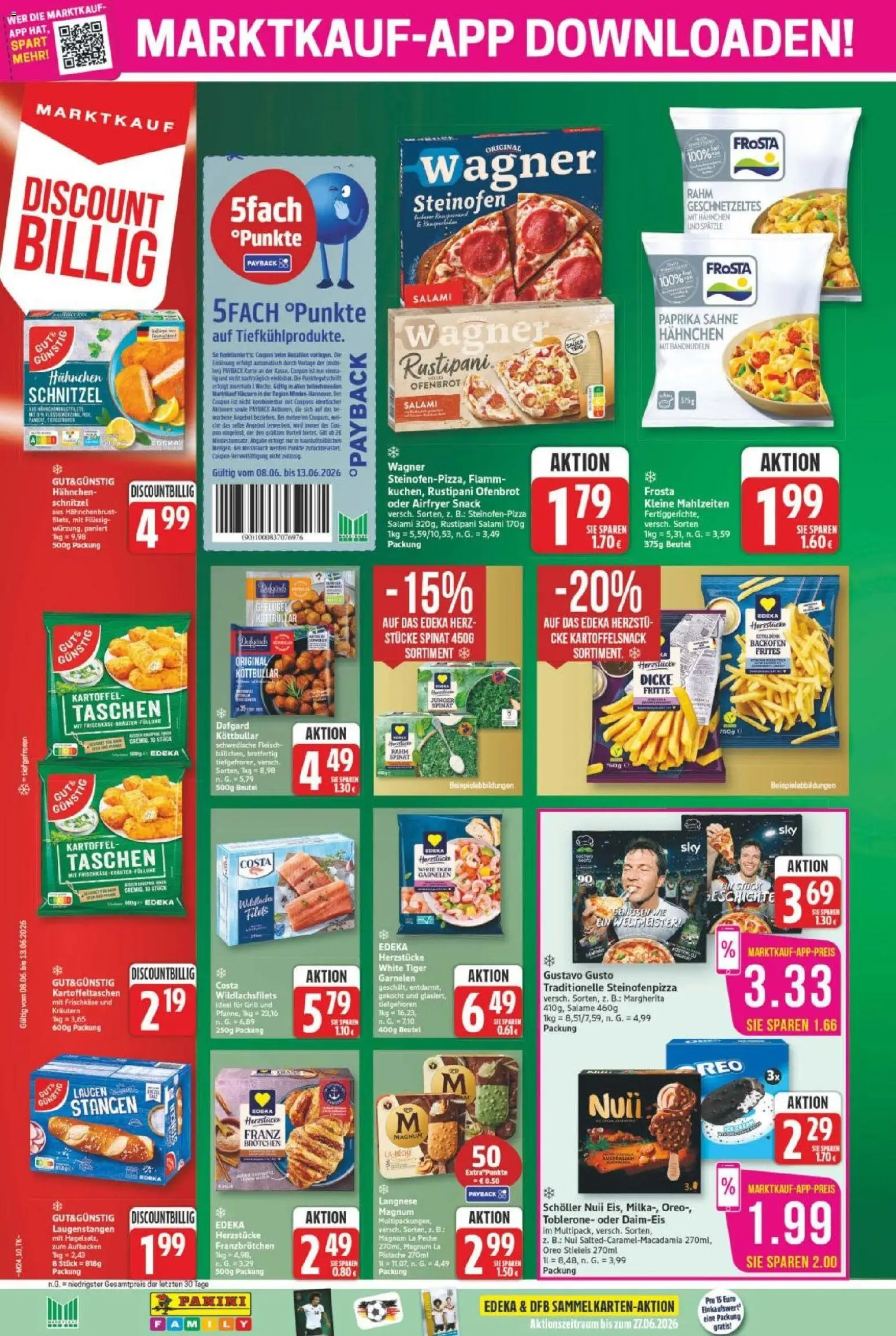 Marktkauf Prospekt – gültig ab 08.06.2026 | Seite: 10 | Produkte: Gustavo gusto, Paprika, Salami, Frischkase