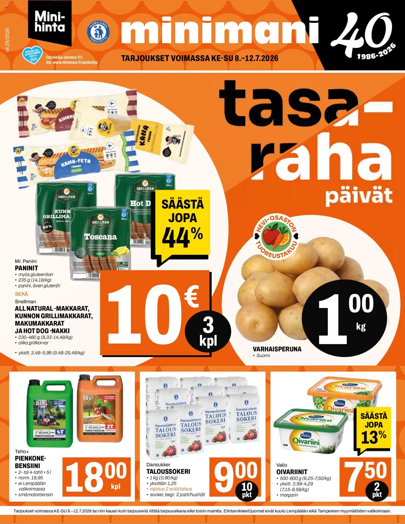 Minimani tarjoukset – voimassa 08/07/2026 alkaen | Sivu: 1