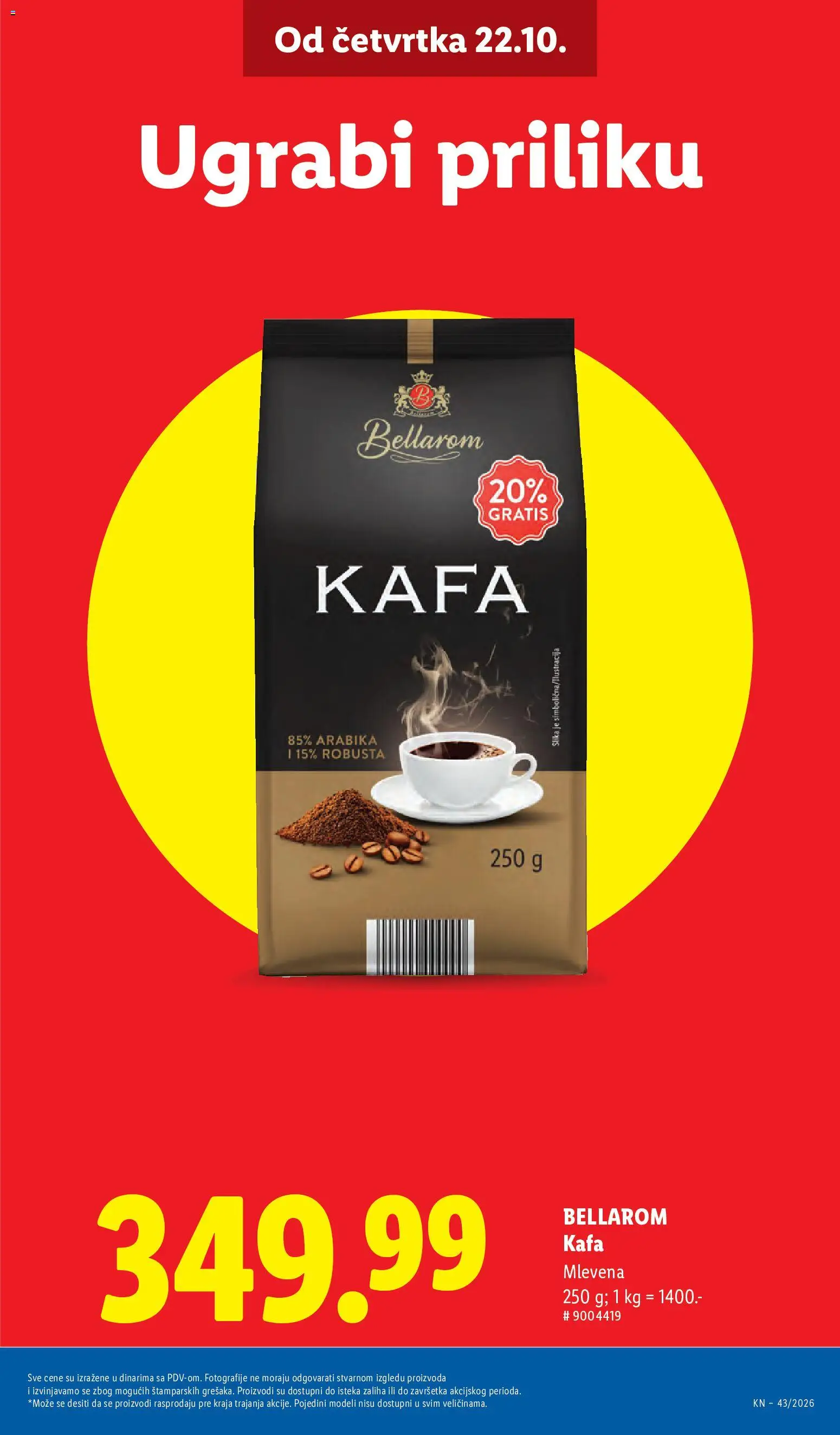 Lidl katalog - važi od 22.10.2026 | Strana: 11 | Proizvode: Kafa