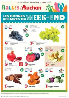 Auchan - Prévisualisation de Auchan les bons plans du week-end dans votre hyper valide à partir de 01/10/2026