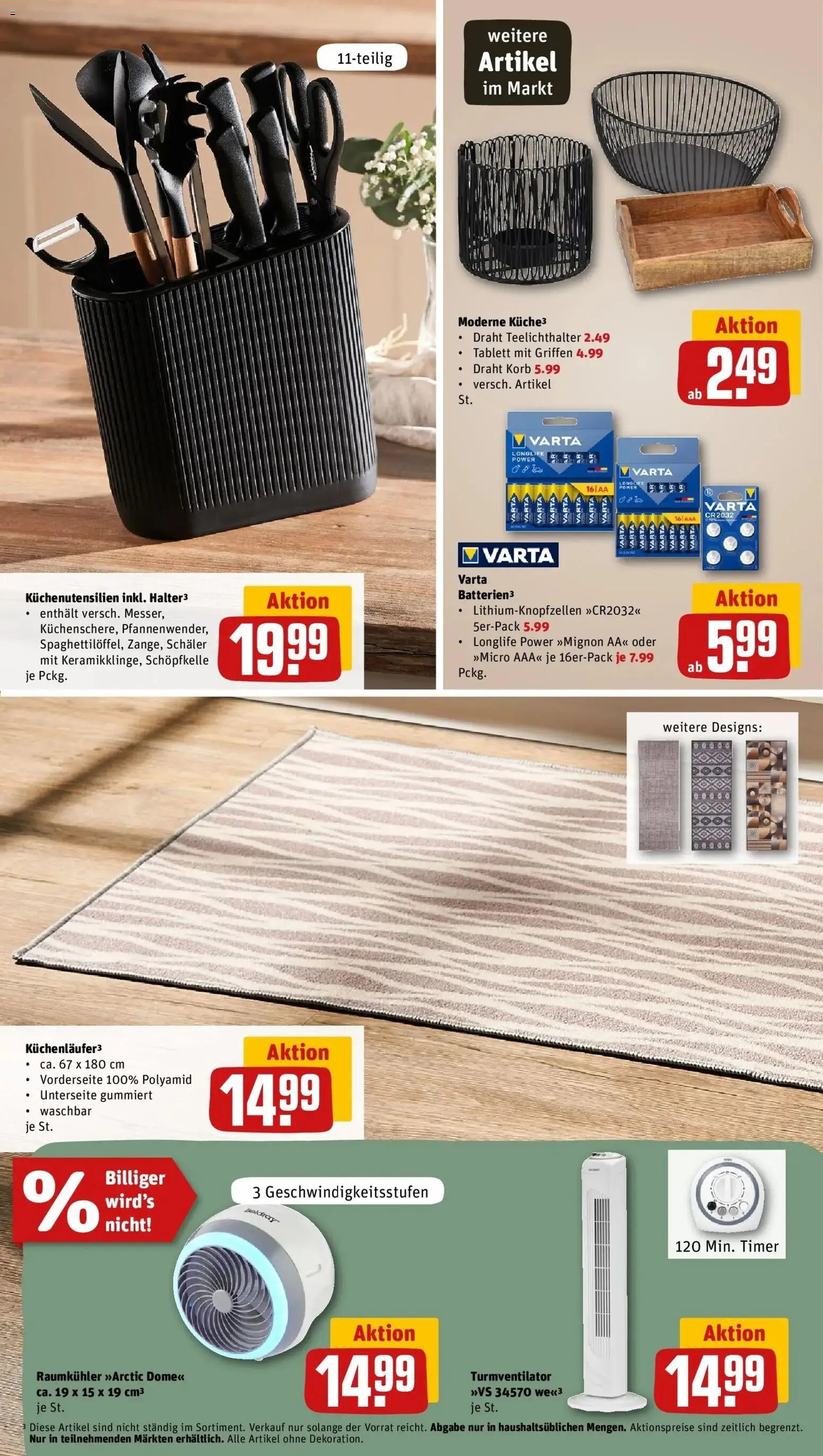 Rewe Prospekt Templin – gültig ab 27.07.2026 | Seite: 31 | Produkte: Korb, Turmventilator