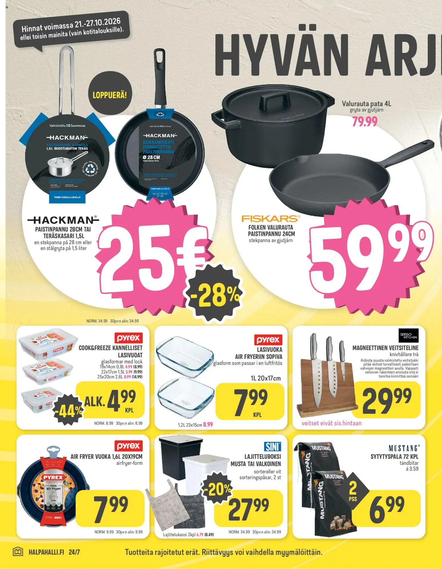 Halpa Halli tarjoukset – voimassa 21/10/2026 alkaen | Sivu: 18