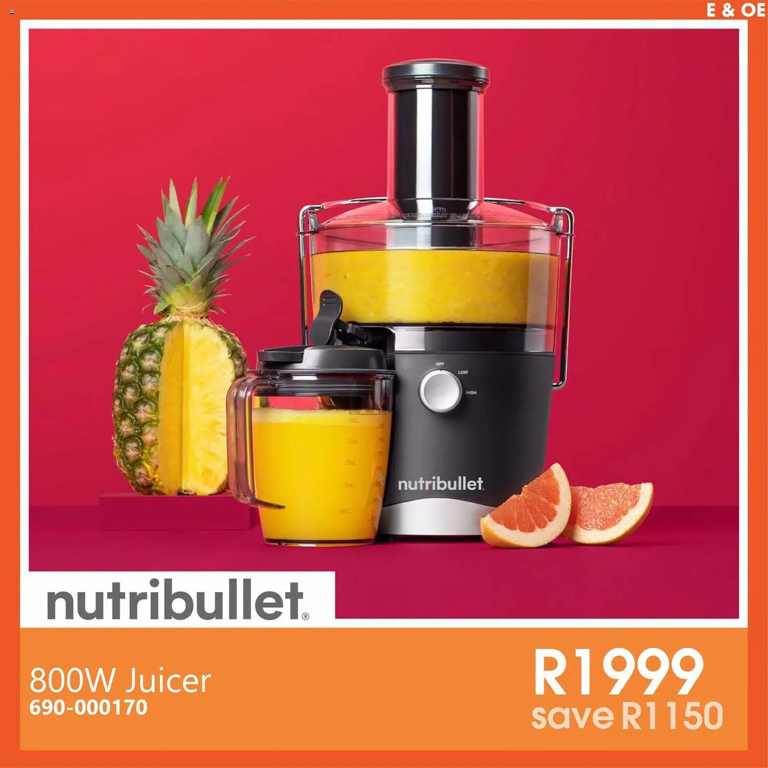 New Tafelberg Furnishers catalogue – valid from 12/08/2026 | Page: 3 | Products: Juicer