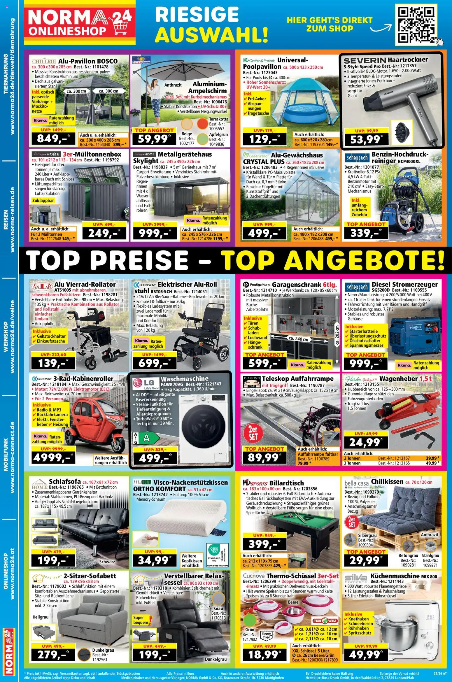 Norma Online shop gültig ab 31.08.2026 | Seite: 2 | Produkte: MP3, Kissen, Sessel, Schrank
