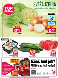 Mercator katalog akcije – veljaven od 03.09.2026 | Stran: 2 | Izdelki: Šampinjoni, Paprika, Kos, Cebula