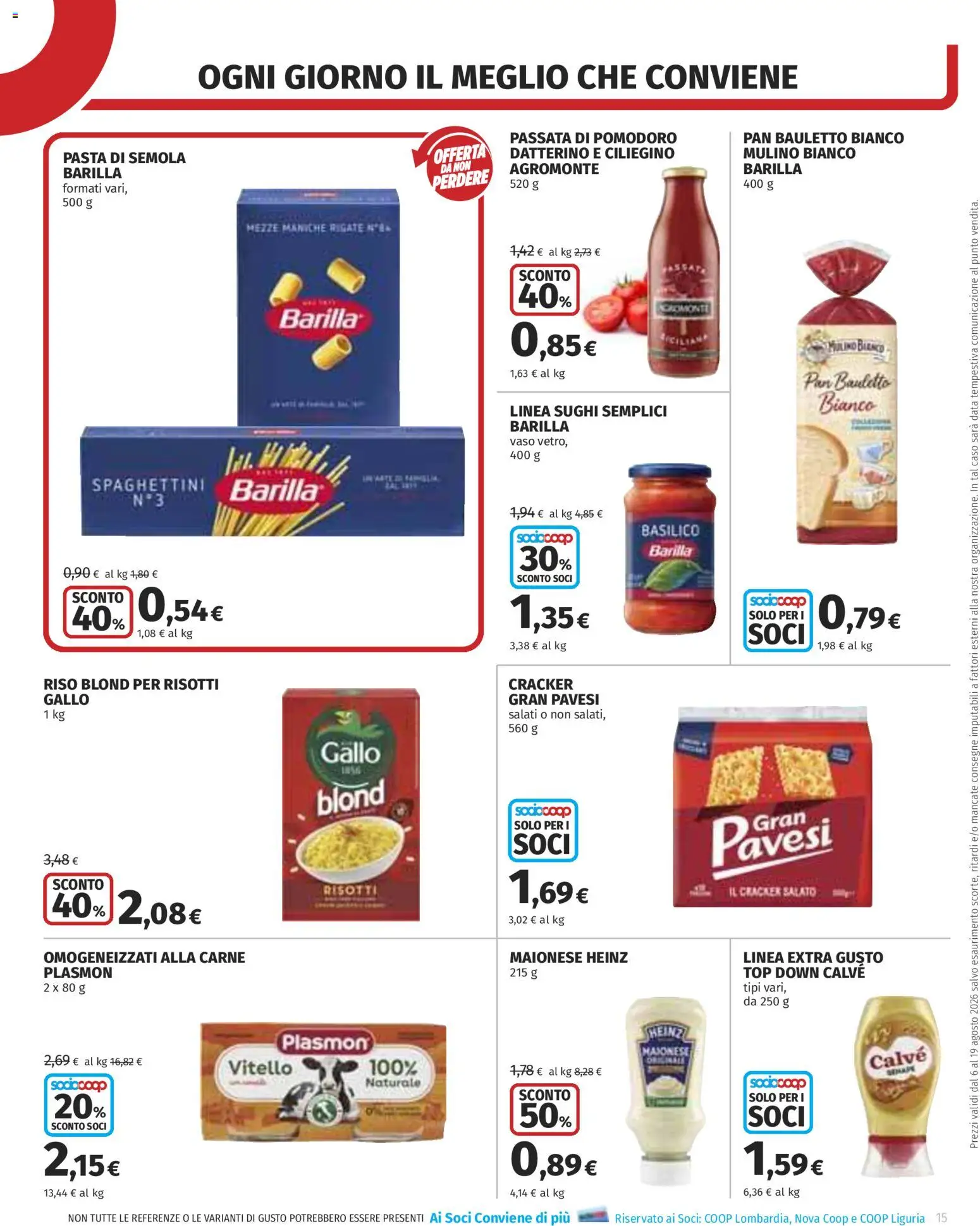 Volantino COOP del 06/08/2026 | Pagina: 15