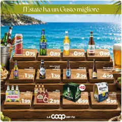 Anteprima del volantino COOP volantino Avola valido a partire dal 30/07/2026 | Pagina: 27 | Prodotti: Tennent's, Birra, Tè, Sale