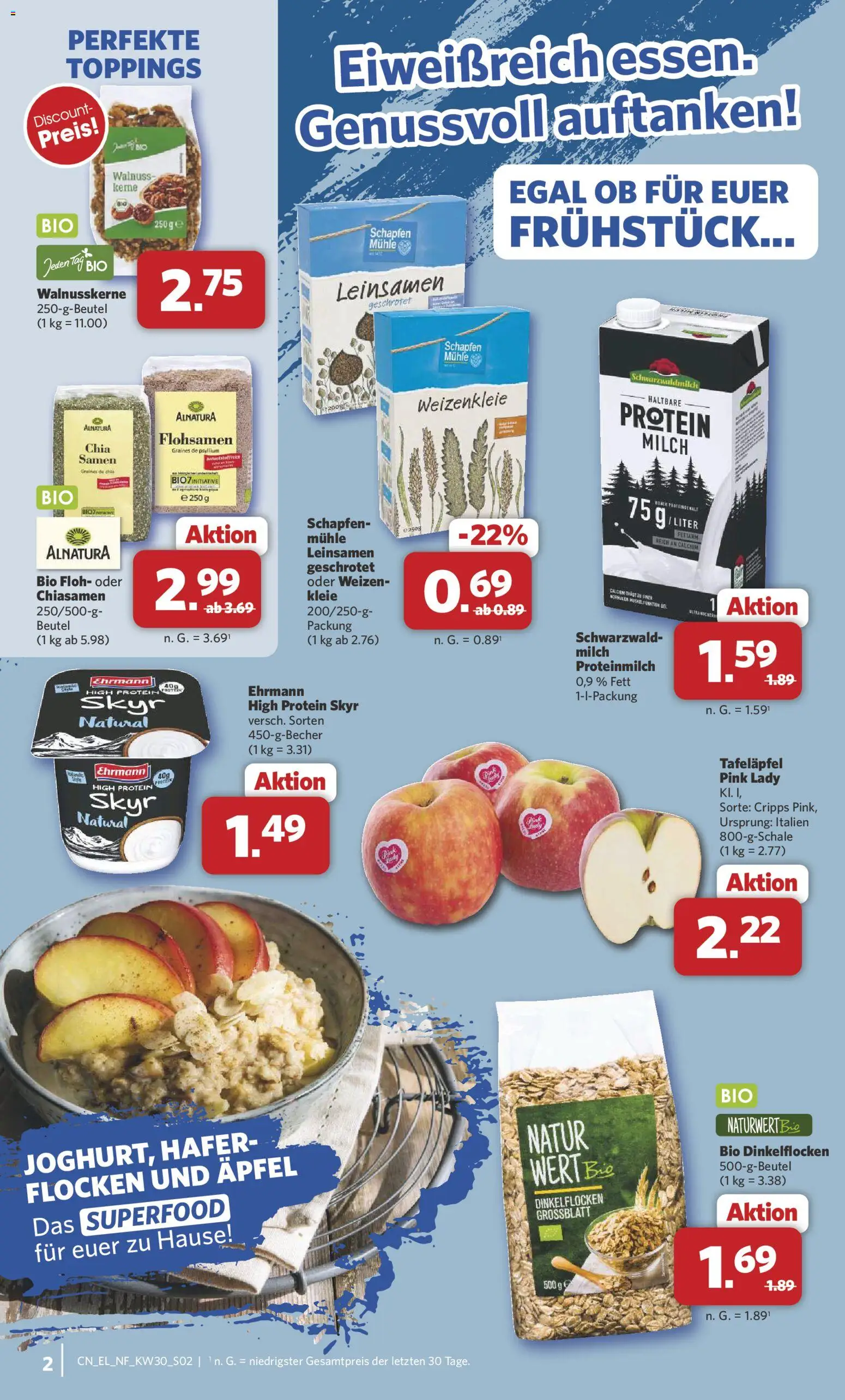 Combi Prospekt – gültig ab 20.07.2026 | Seite: 17 | Produkte: Mühle, Äpfel, Skyr, Flocken