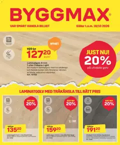 ByggMax erbjudanden - Förhandsvisning av reklamblad från butik ByggMax aktuell från 12/10/2026