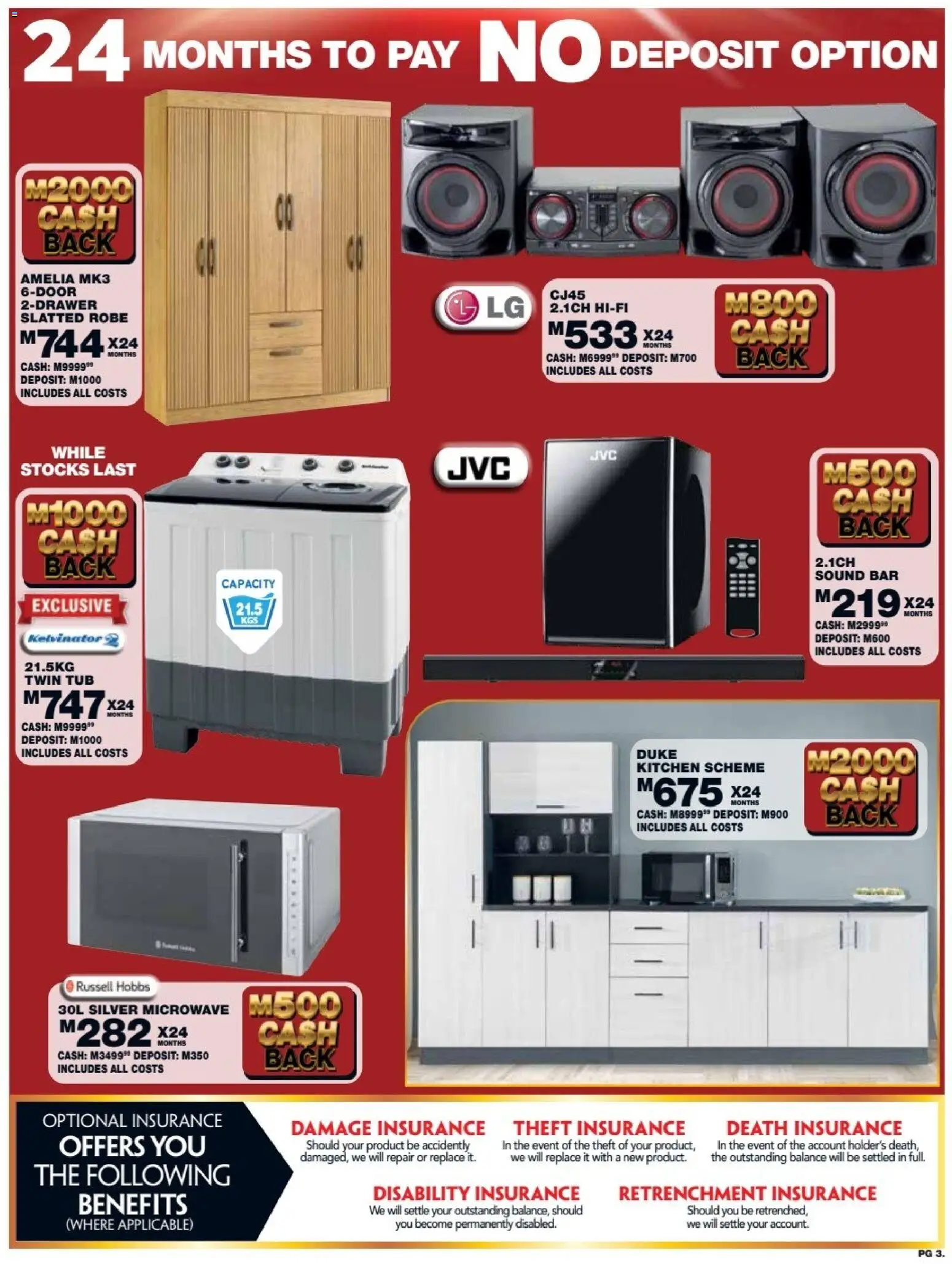 New Lewis Stores catalogue – valid from 13.04.2026 | Page: 3 | Products: Microwave