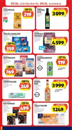 TÖKMAG-OLAJ, 0,5 l/üveg, 6 198 Ft/l - amely érvényes a következő dátumtól: 2026.09.10. | Oldal: 12
