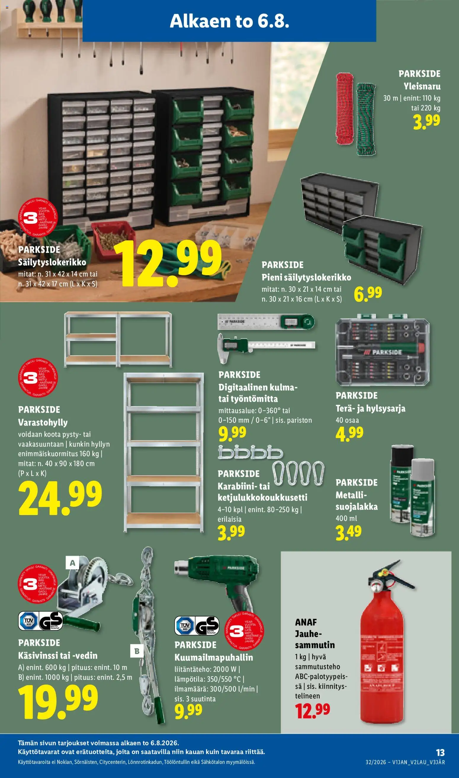 Lidl tarjoukset – voimassa 06/08/2026 alkaen | Sivu: 17