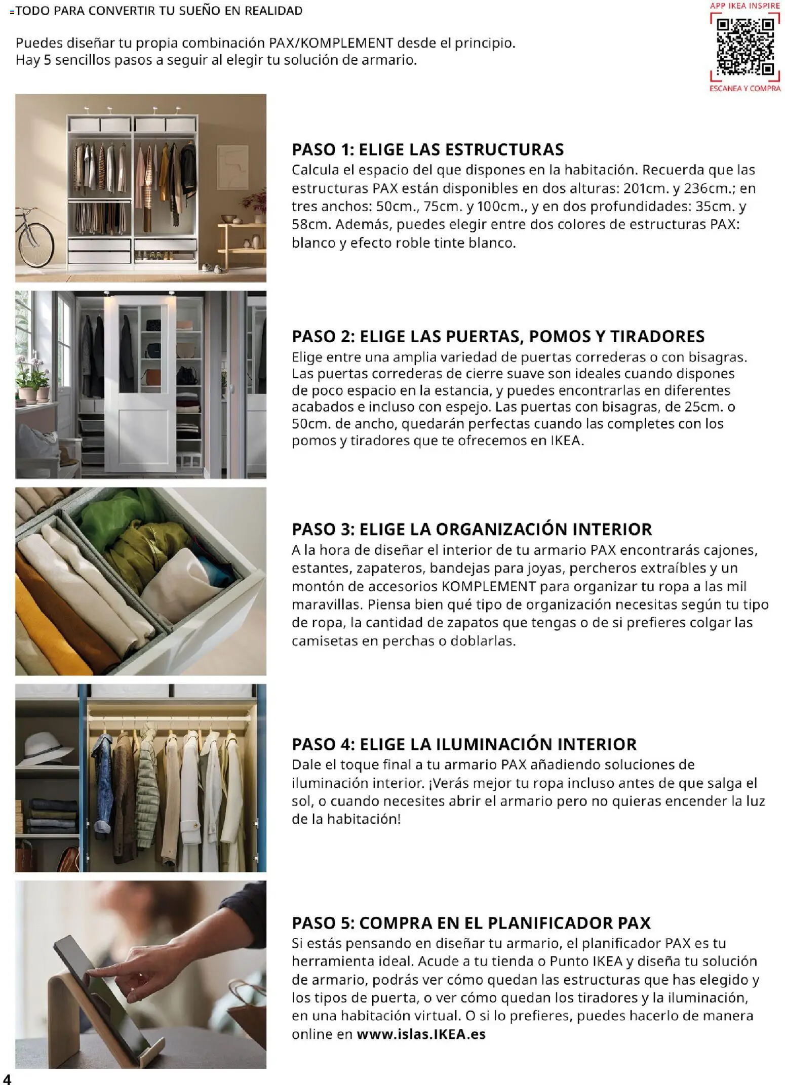 Catálogo IKEA Pax y Komplement │ válido desde el 01.02.2026 | Página: 4 | Productos: Té, Ropa, Galette de chaise, Armario