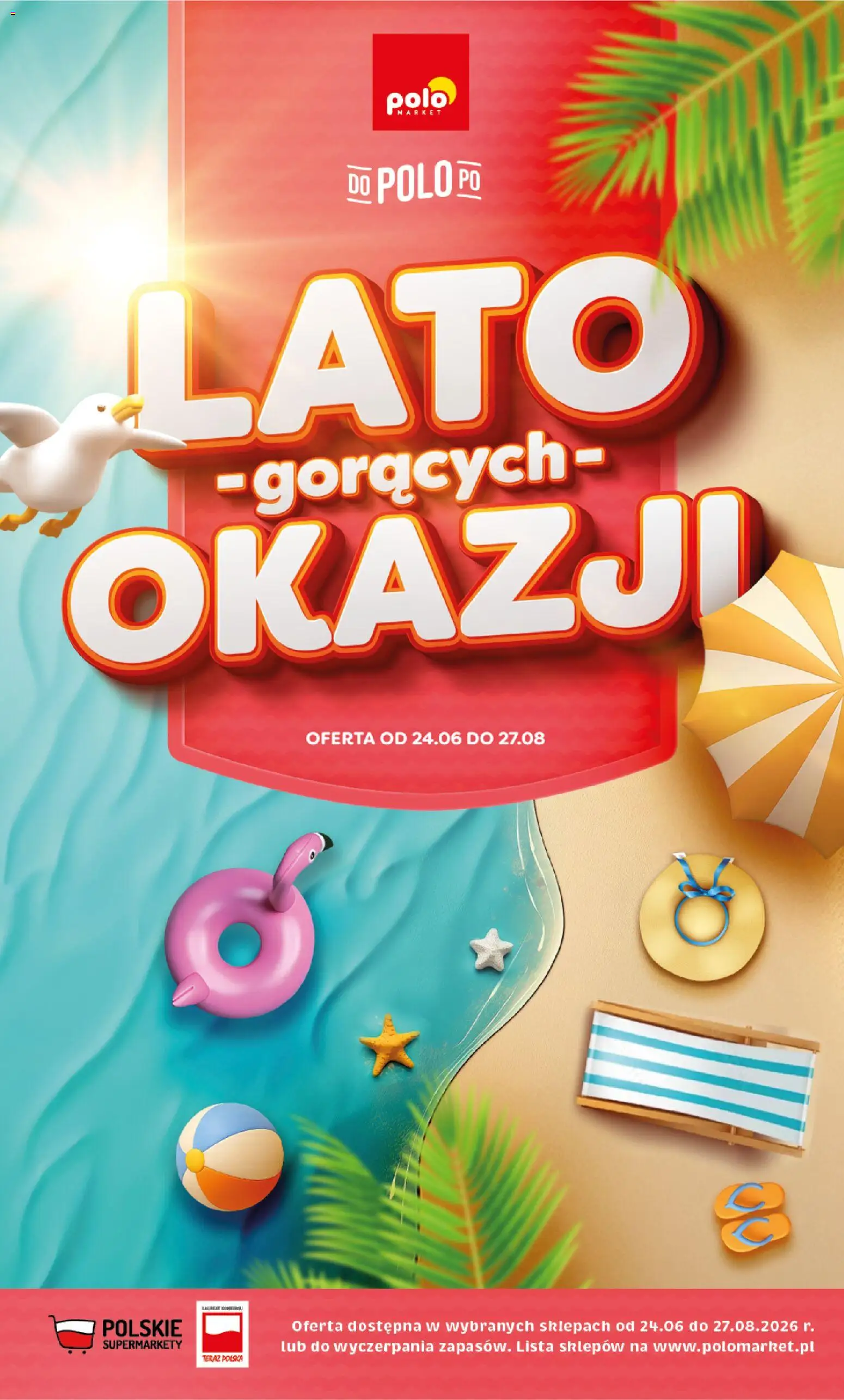 Nowa POLOmarket gazetka od jutra 24.06.2026 | Strona: 1