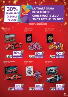 Ofertele Auchan valabile de la 30.09.2026 | Pagină: 37 | Produse: LEGO