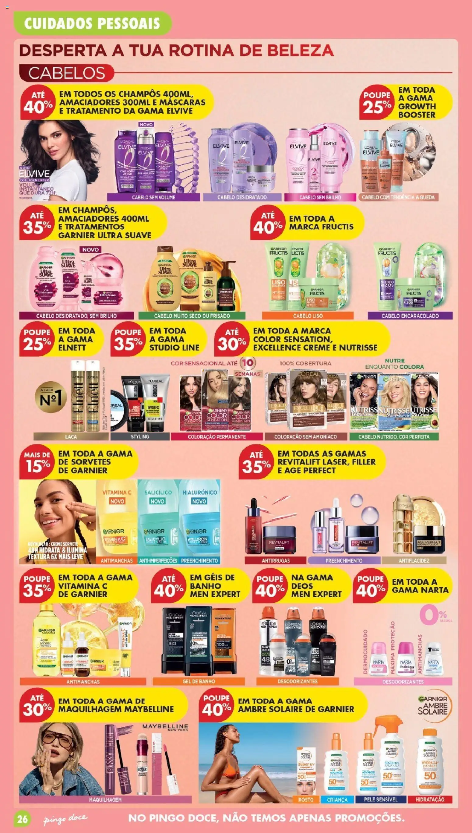 Pingo Doce folheto Poupe Esta Semana Madeira │ válido de 06/10/2026 | Página: 26 | Produtos: Banho, Vitamina c, Álcool, Creme