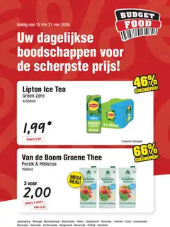 Budget Food folder - Voorbeeld van een folder van Budget Food, geldig van 15.05.2026
