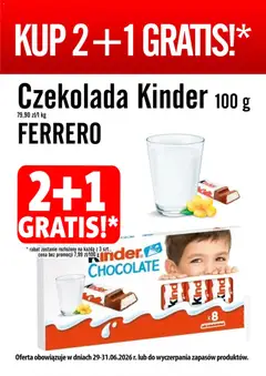 Pogląd oferty "Prim Market promocja - Kinder Czekolada" - ważna od 29.05.2026