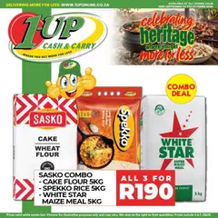 1UP Cash & Carry specials catalogue – valid from 23/09/2026 | Page: 4 | Products: Cake, Flour, Maize meal, Rice