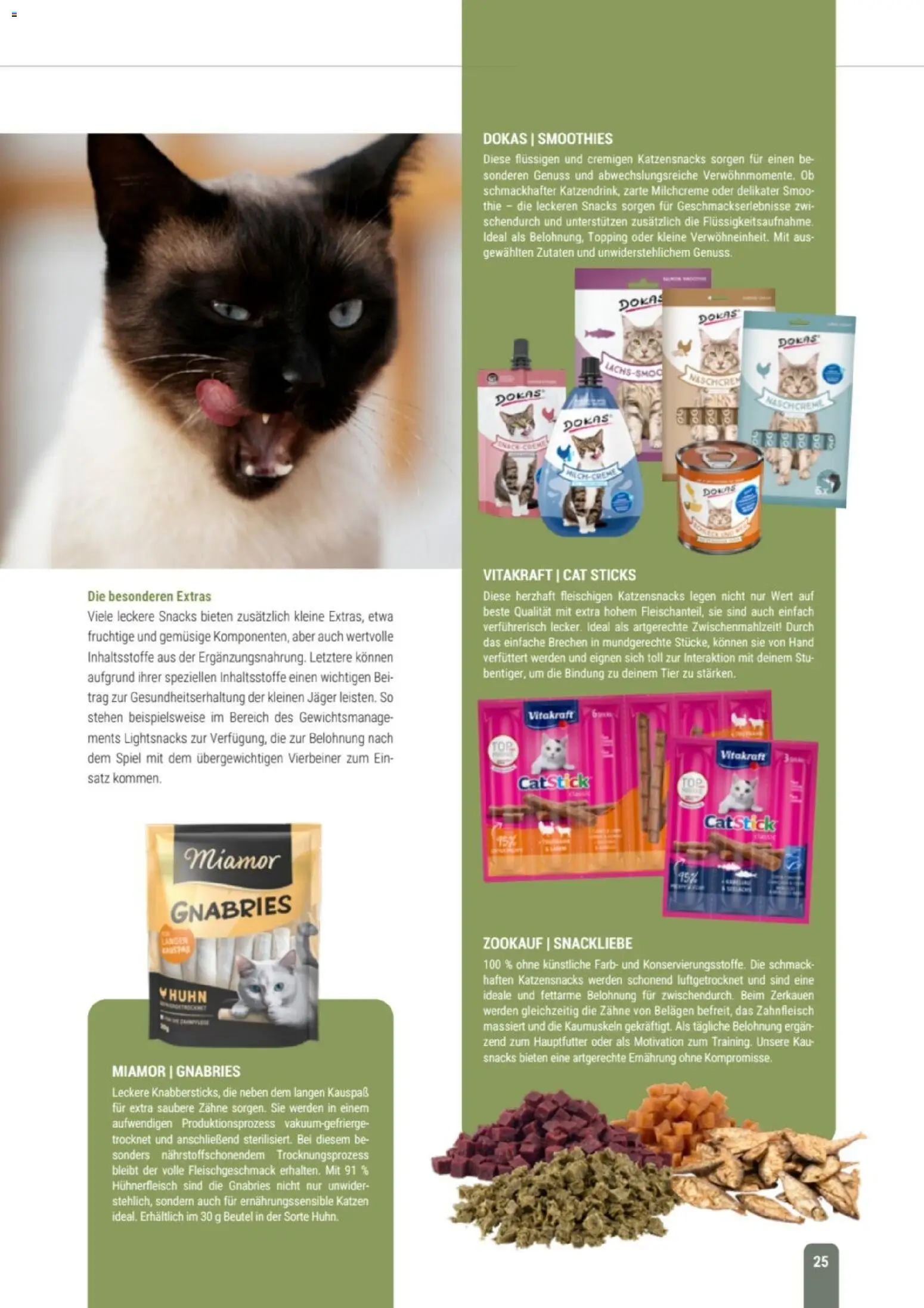 zookauf Themenkatalog Katze – gültig ab 01.10.2026 | Seite: 25 | Produkte: Spiel, Hühnerfleisch