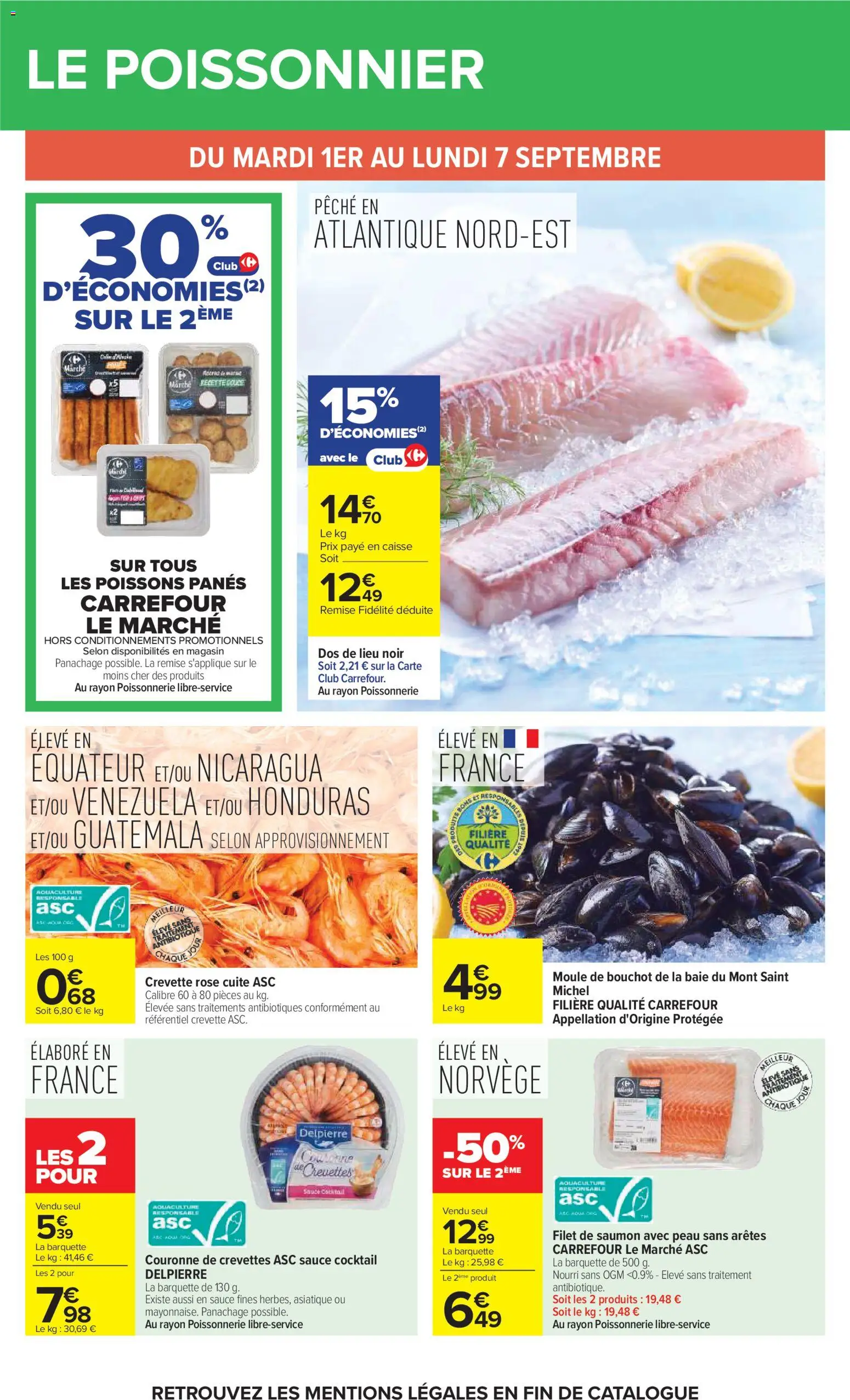{H1} | Page: 25 | Produits: Moules, Pêche, Poissonnerie, Saumon