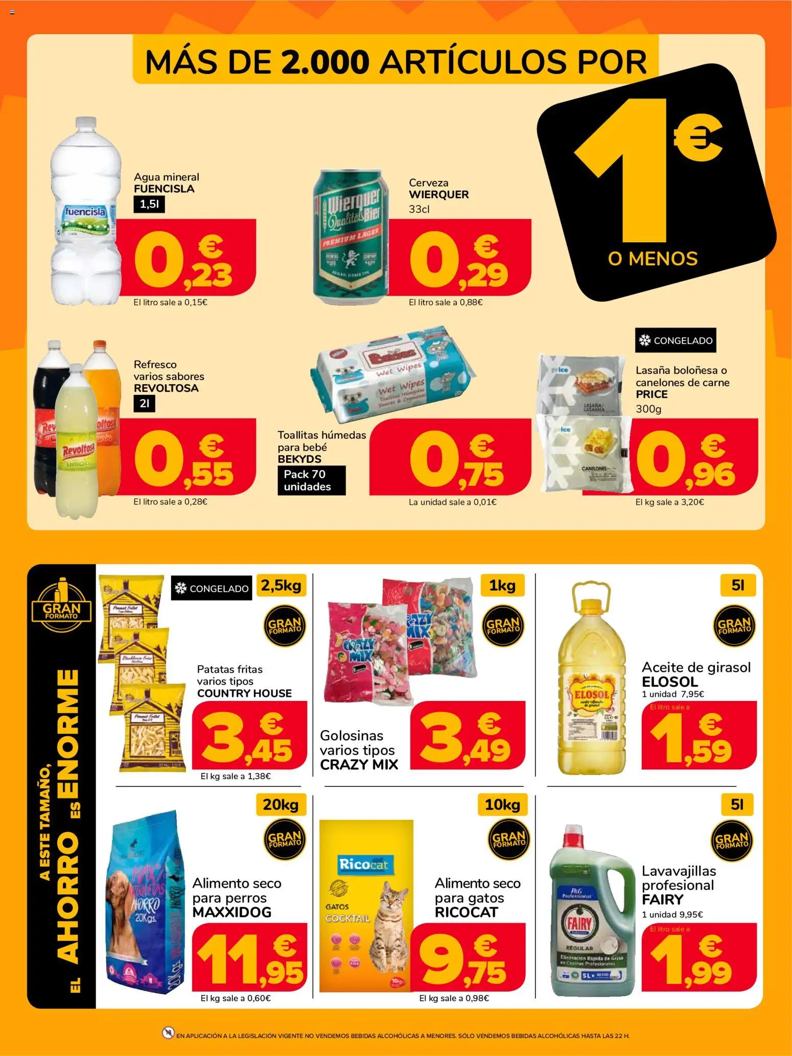 Supeco - folleto │ válido desde el 22/10/2026 | Página: 5 | Productos: Cerveza, Patatas fritas, Bebidas, Canelones