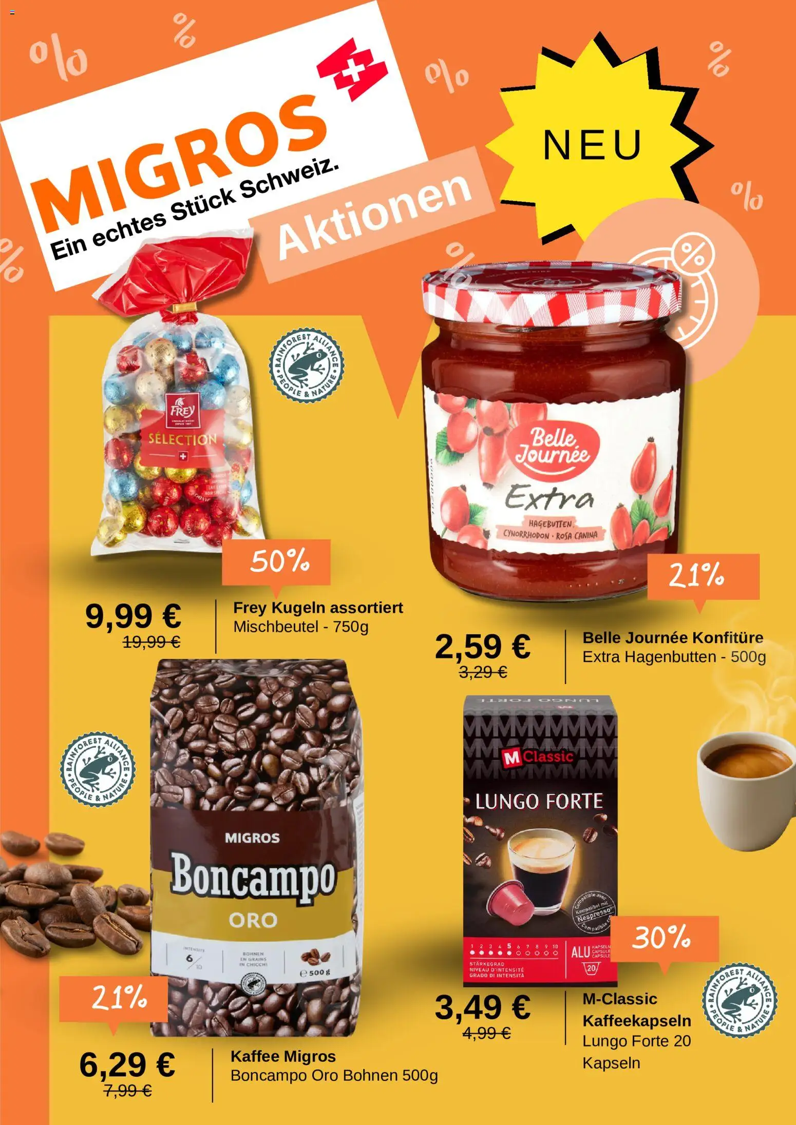 Migros Prospekt – gültig ab 15.09.2026 | Seite: 1 | Produkte: Kaffee