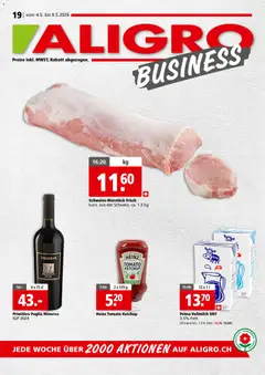Aligro aktionen Business Schlieren, Gossau SG, Frauenfeld, Rapperswil-Jona, Sargans, Bern ab 04.05.2026 gültig