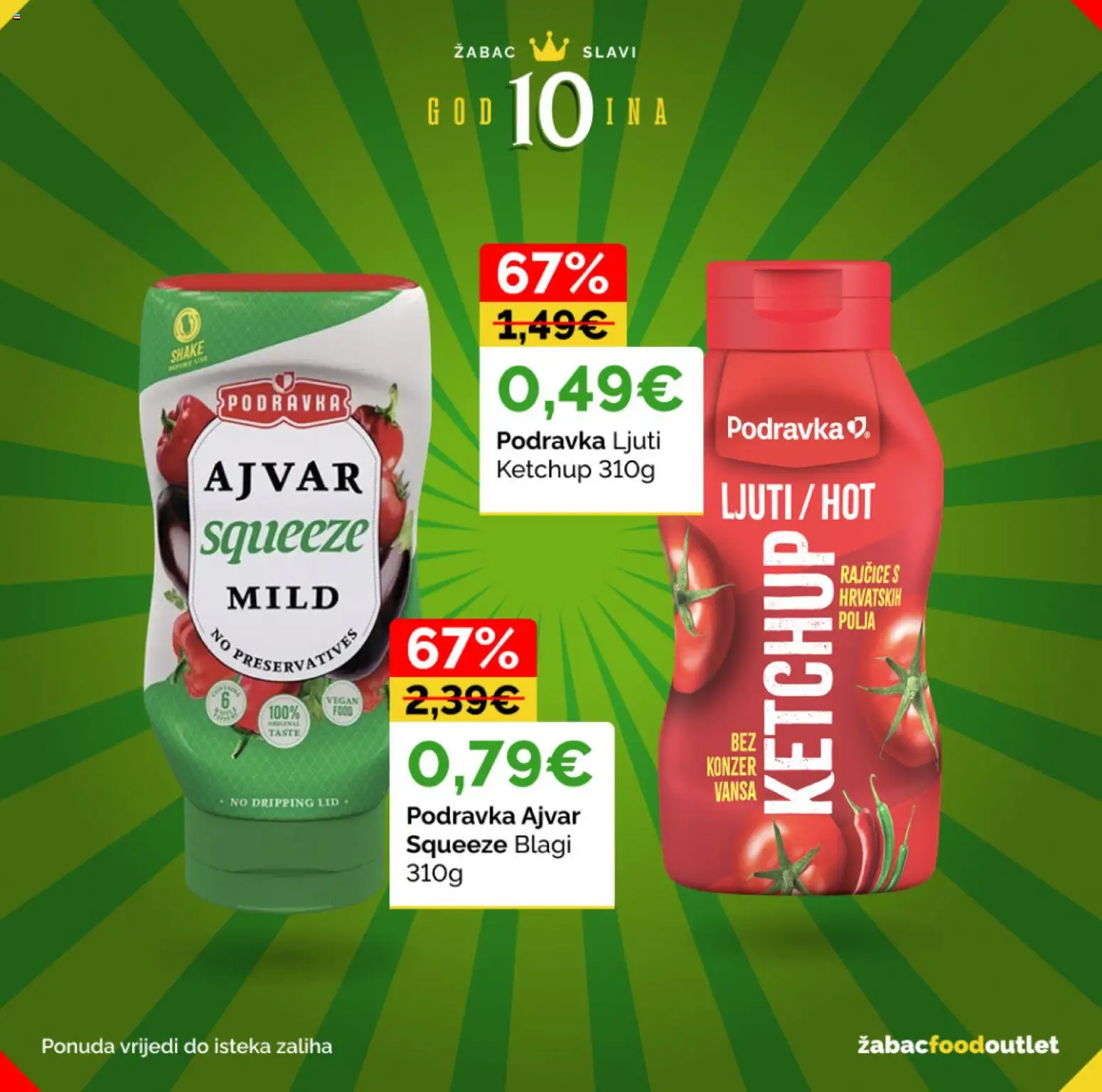 Žabac katalog | vrijedi od 04.05.2026 | Stranica: 9 | Proizvodi: Podravka, Rajčice, Ajvar