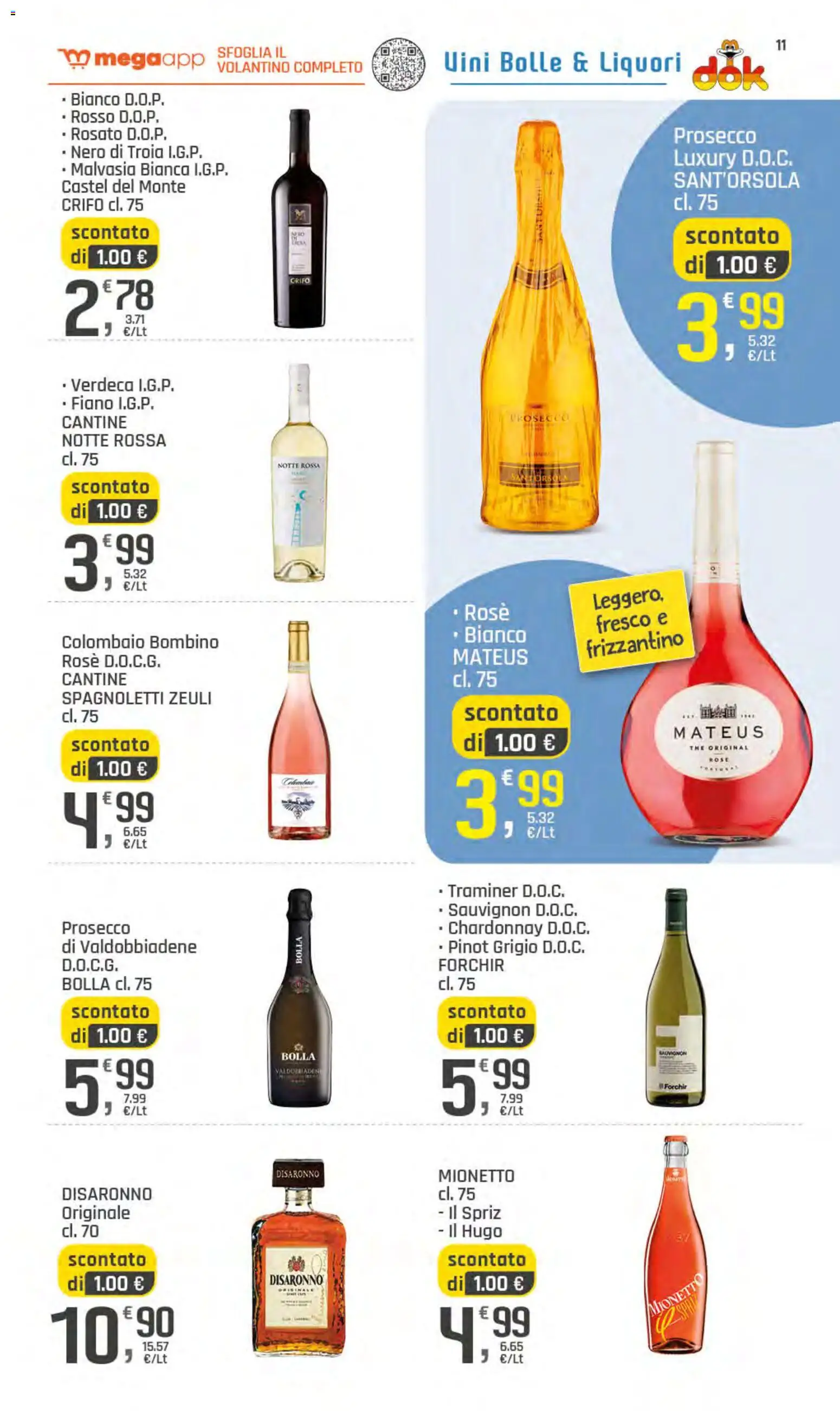 Volantino DOK del 28.05.2026 | Pagina: 11 | Prodotti: Prosecco, The