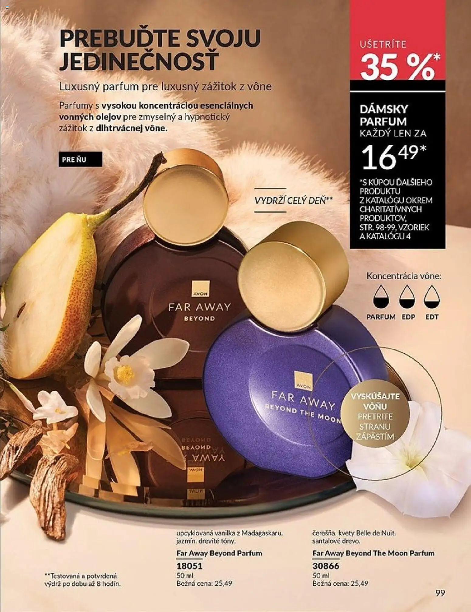 Nové Avon akcie – leták je platný od 01.03.2026 | Strana: 99 | Produkty: Kvety