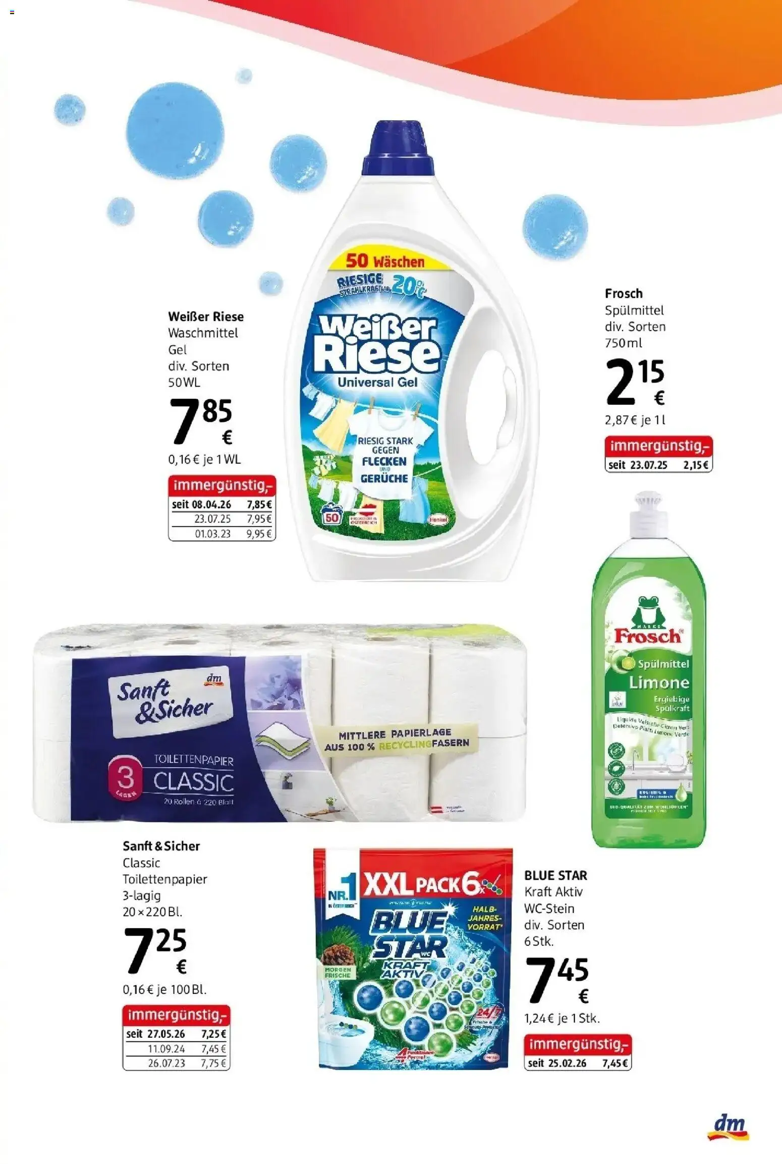 dm drogerie markt Flugblatt  / 2026 von 10.09.2026 - Aktuelle Angebote | Seite: 3 | Produkte: Waschmittel
