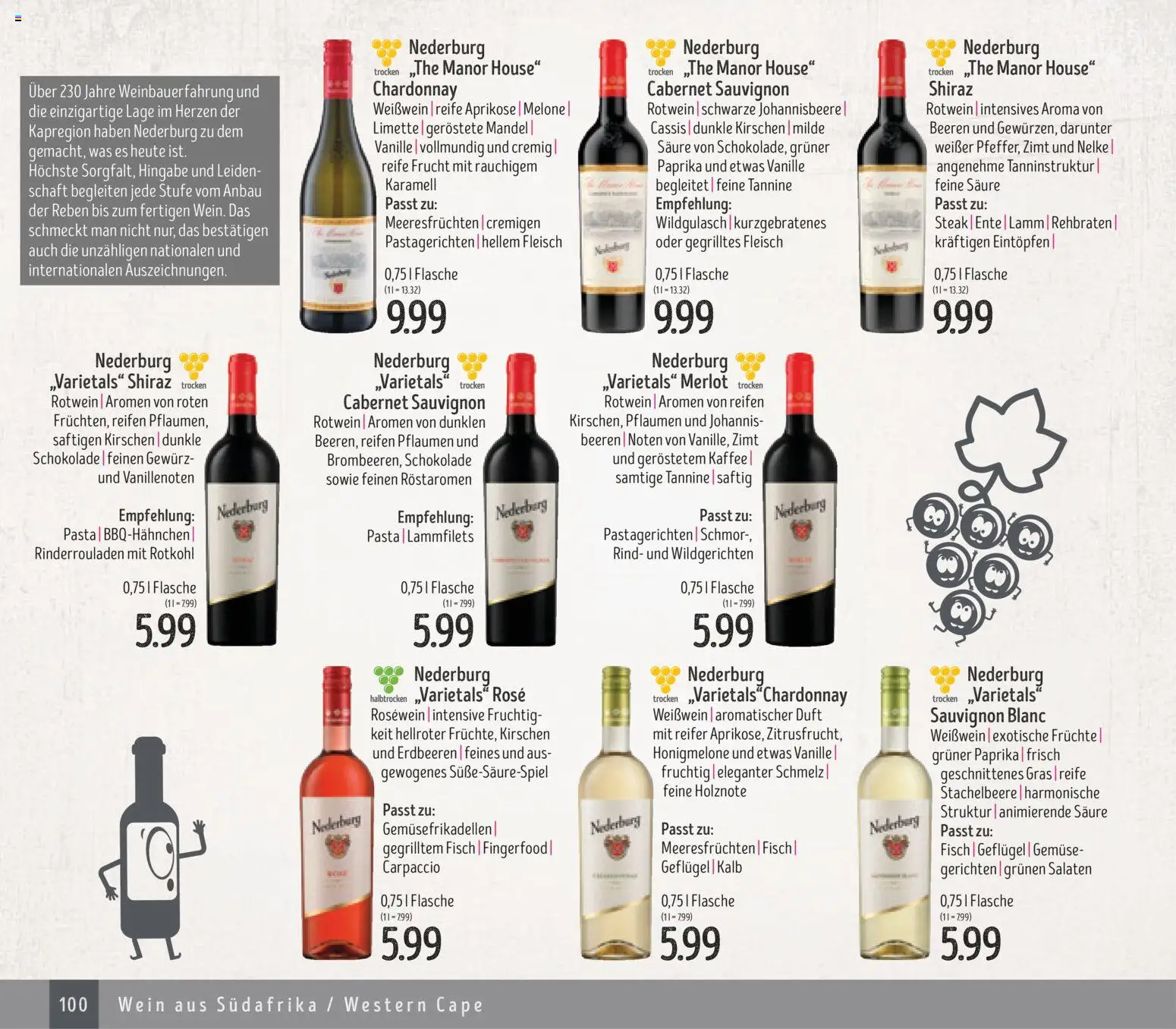 Edeka Struve Wein– und Spirituosen – gültig ab 14.11.2025 | Seite: 100 | Produkte: Rinderrouladen, Kaffee, Rotwein, Ente